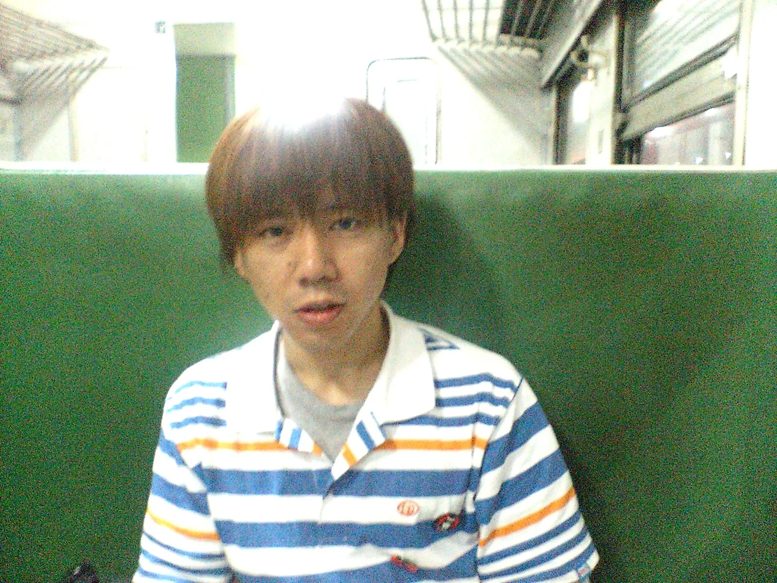 蘇州観光 帰りも列車。これは四川省からの列車で民工がたくさんいた