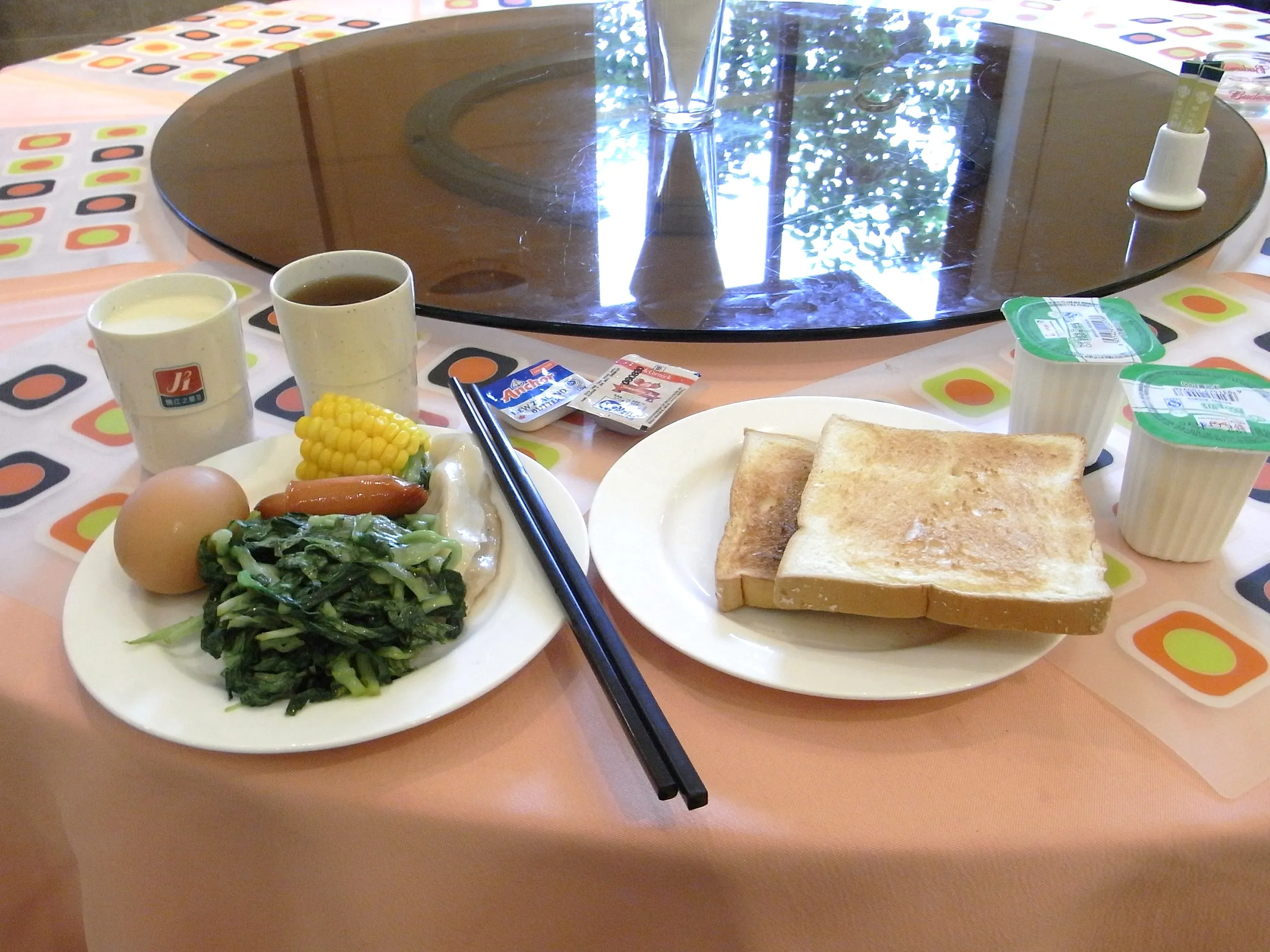 錦江之星の無料朝食バイキング