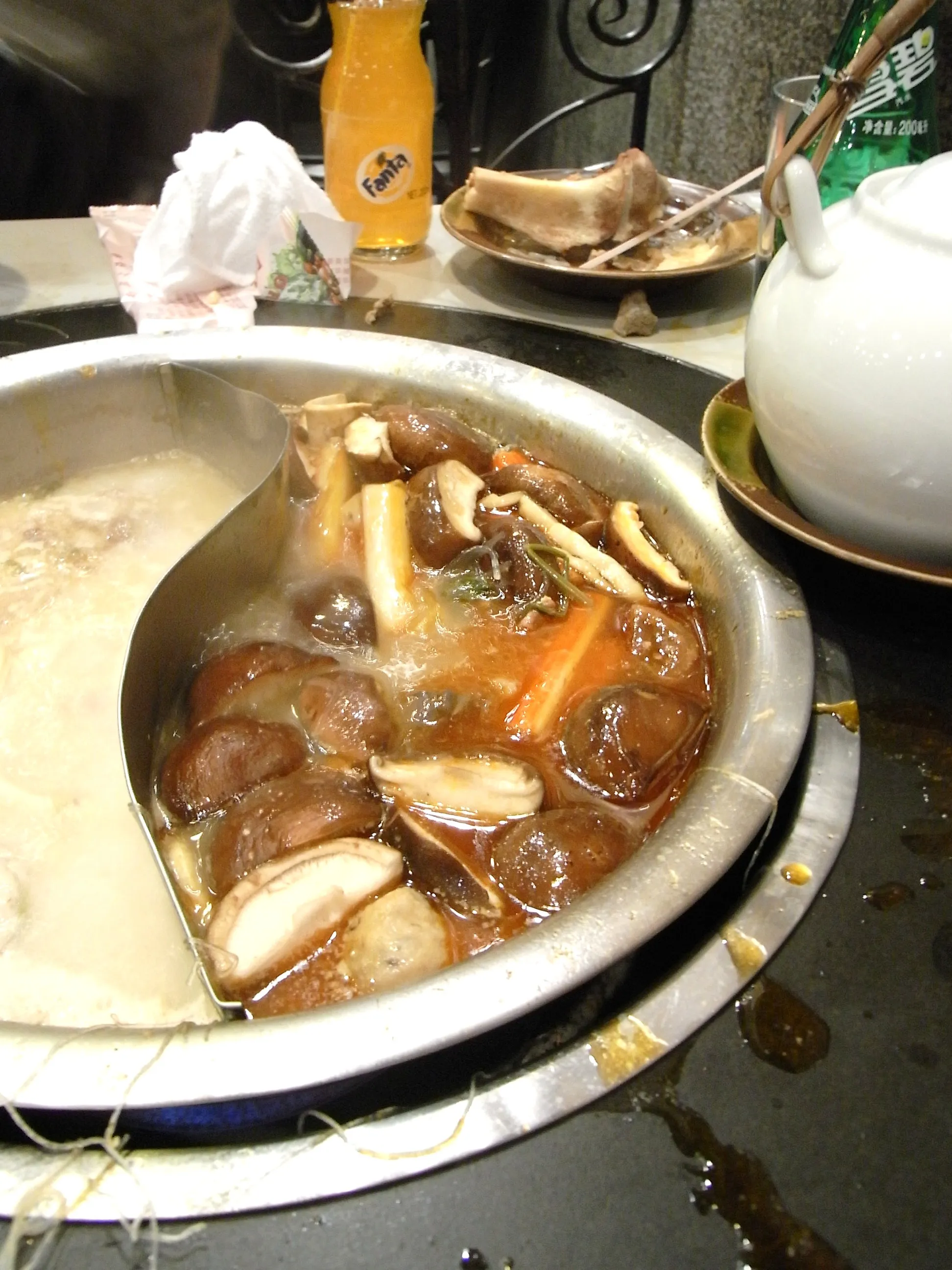 火鍋のしいたけ