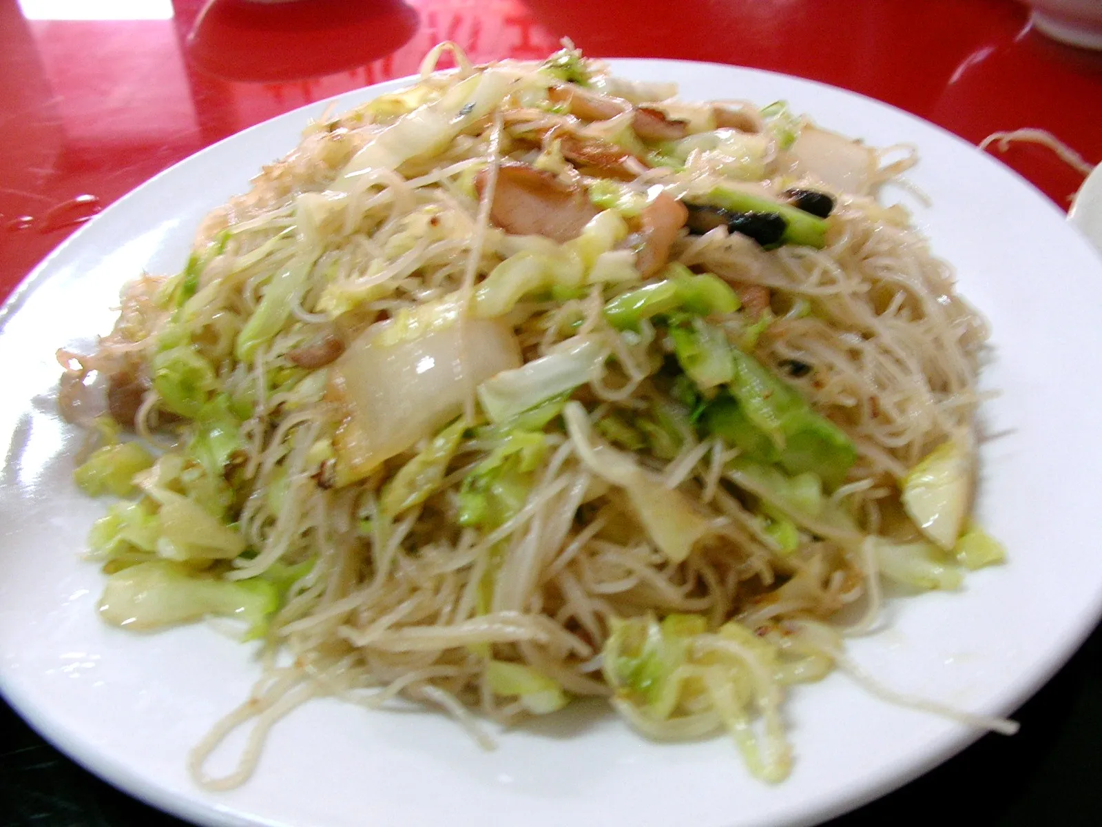 米麺(ビーフン)のシンプルな炒め物