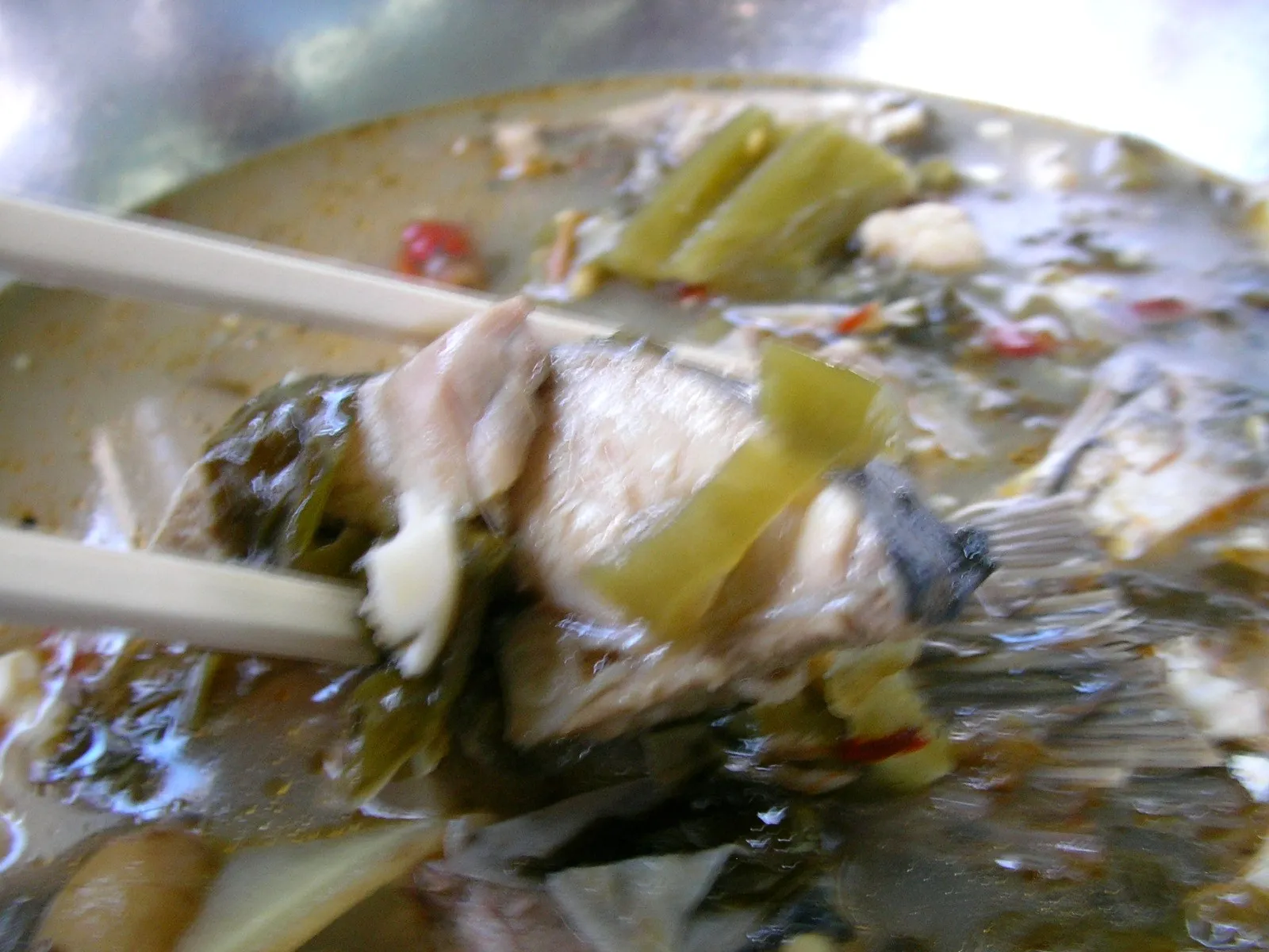 鯉を使った水煮魚