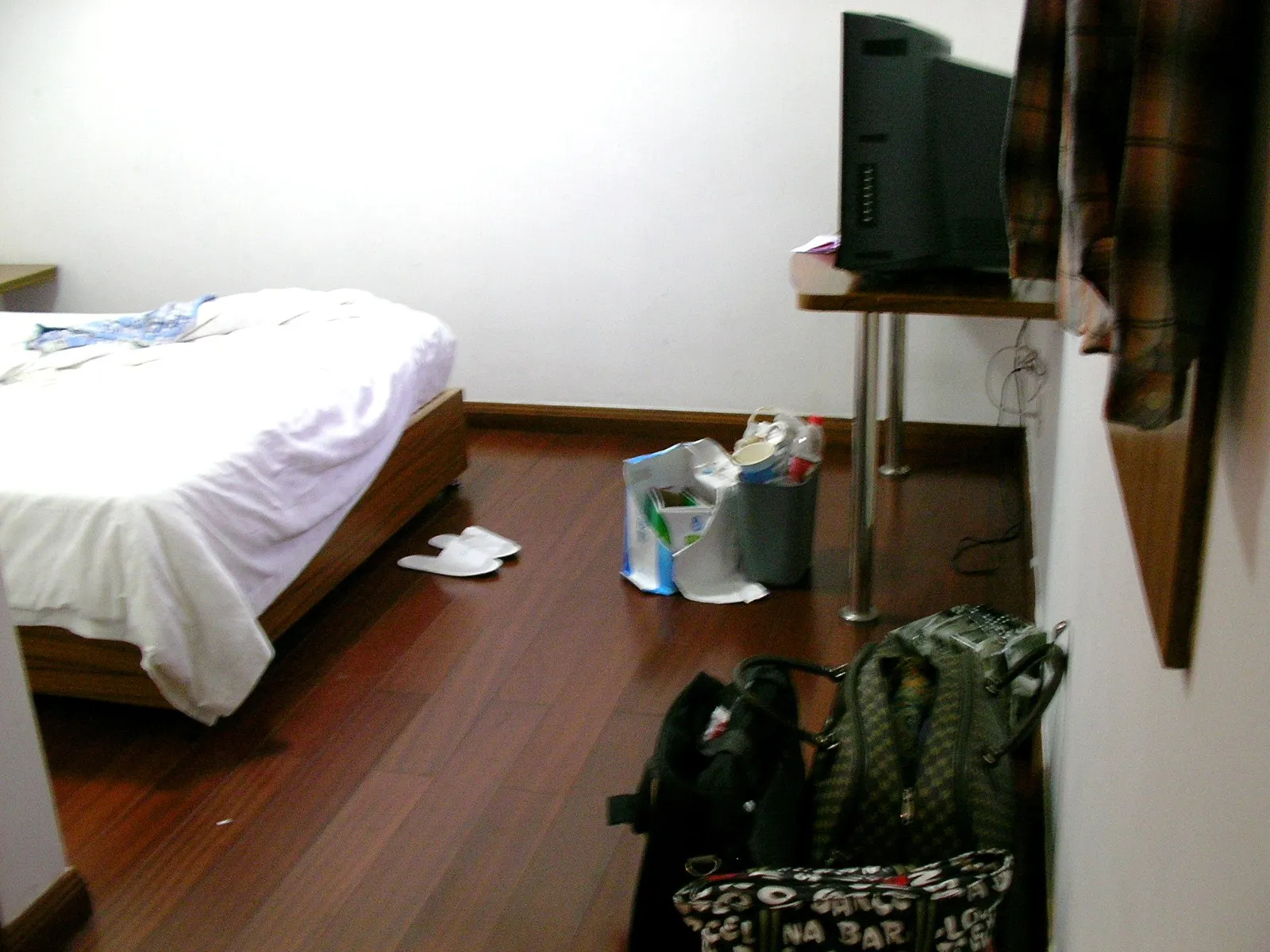 変更したホテルの部屋