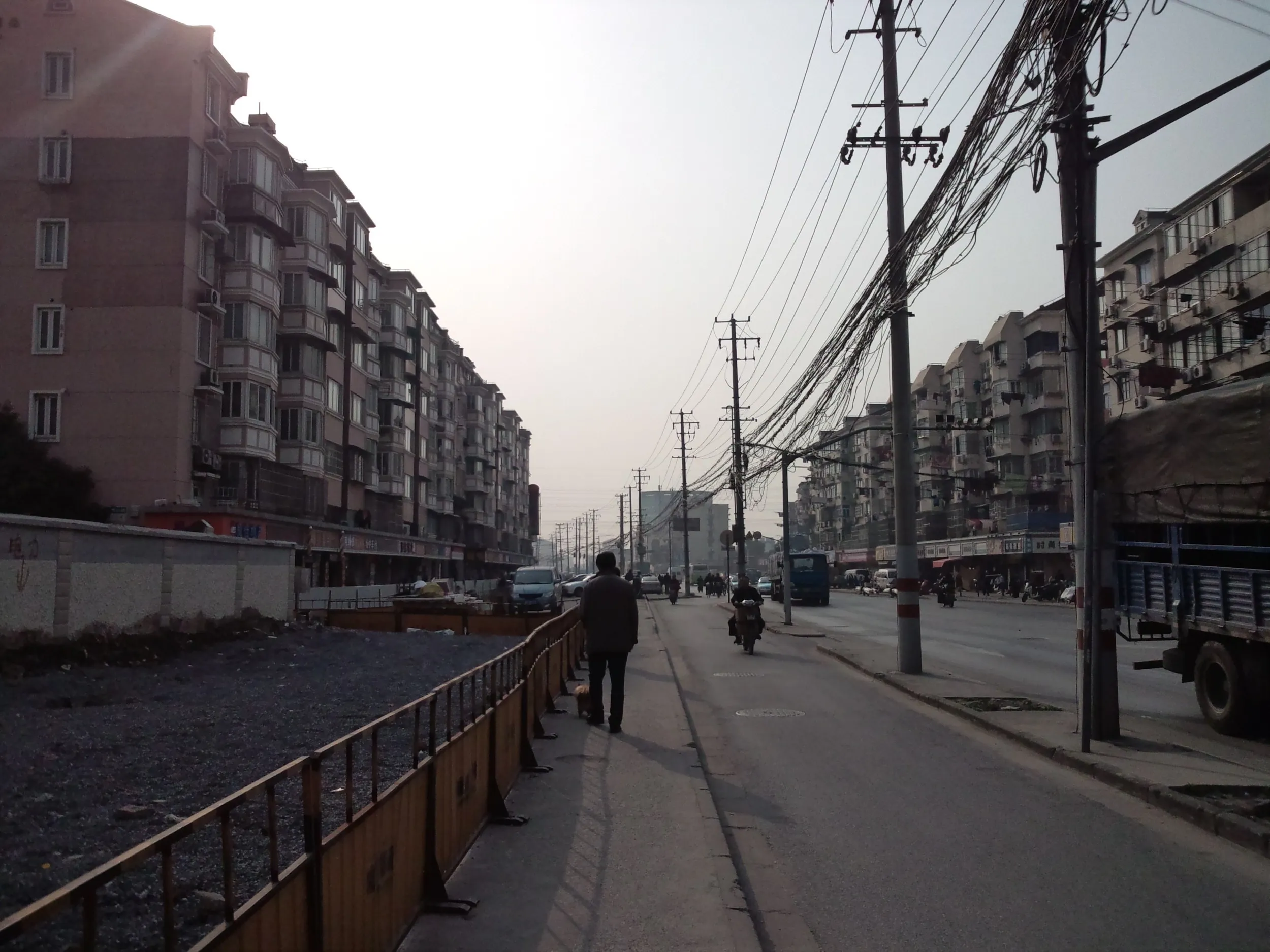 場中路の風景