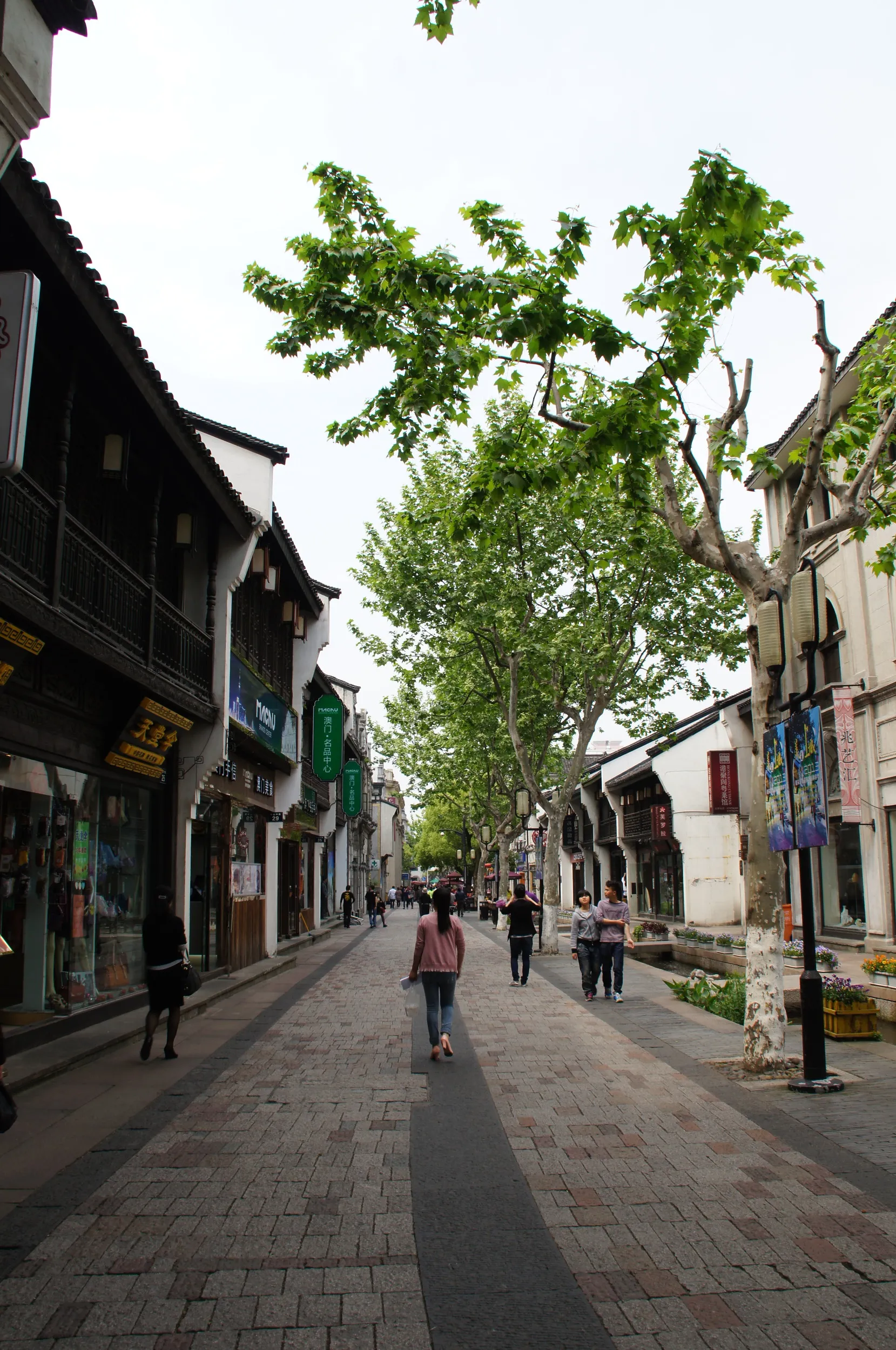 南宋卸街(中山中路)の風景
