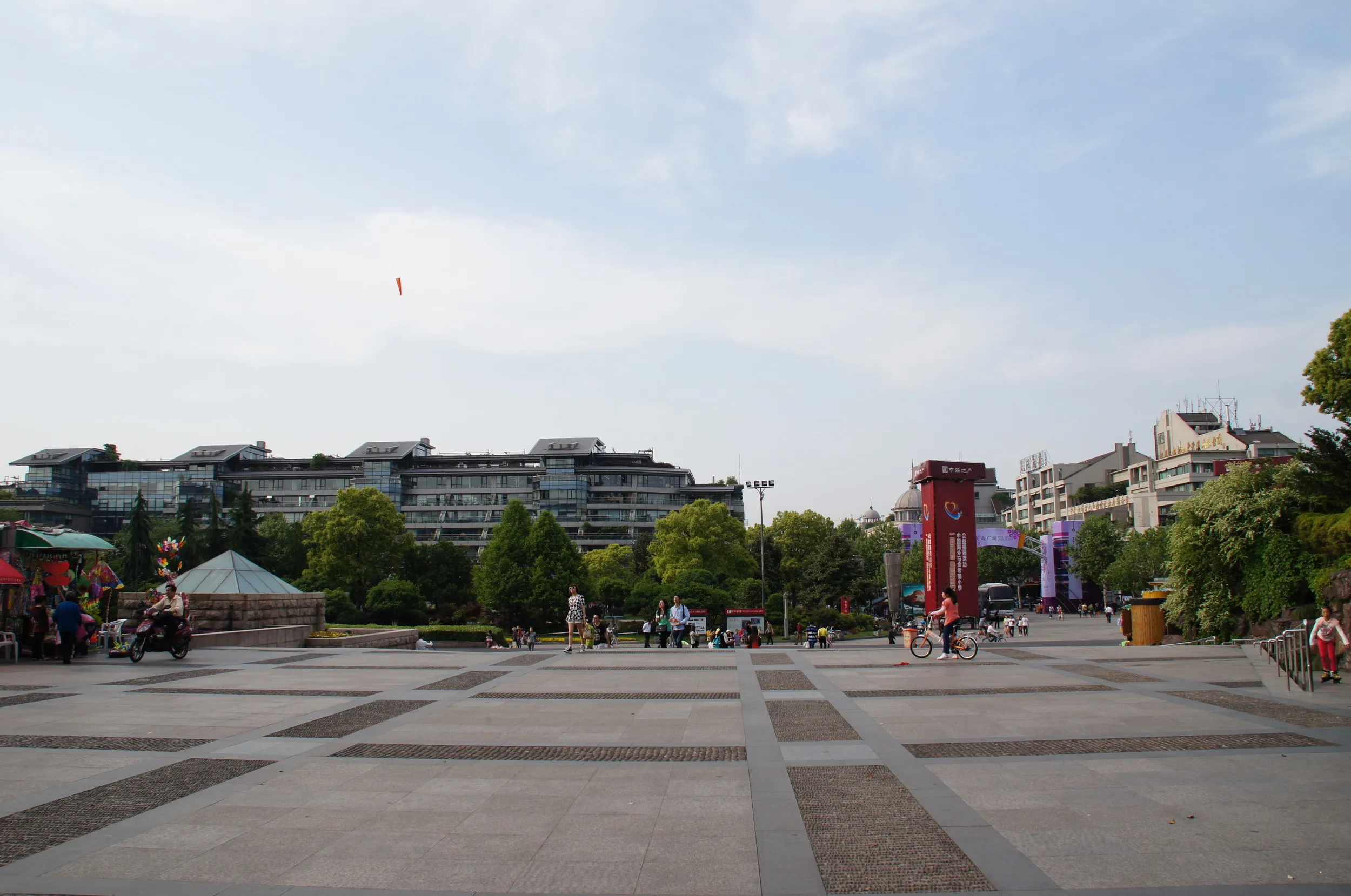 吴山広場の風景