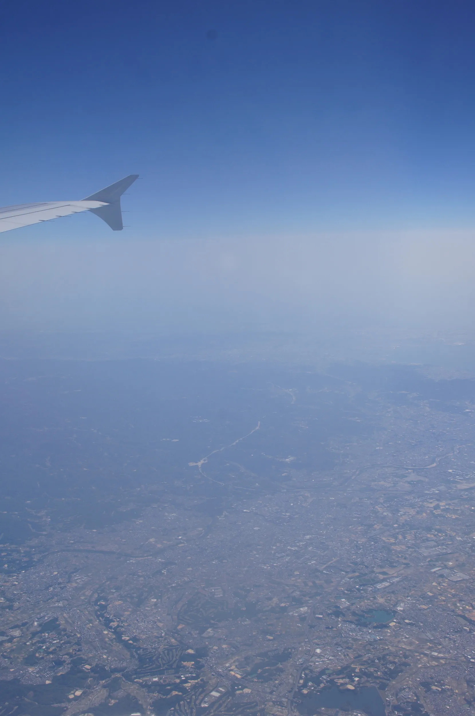 日本上空