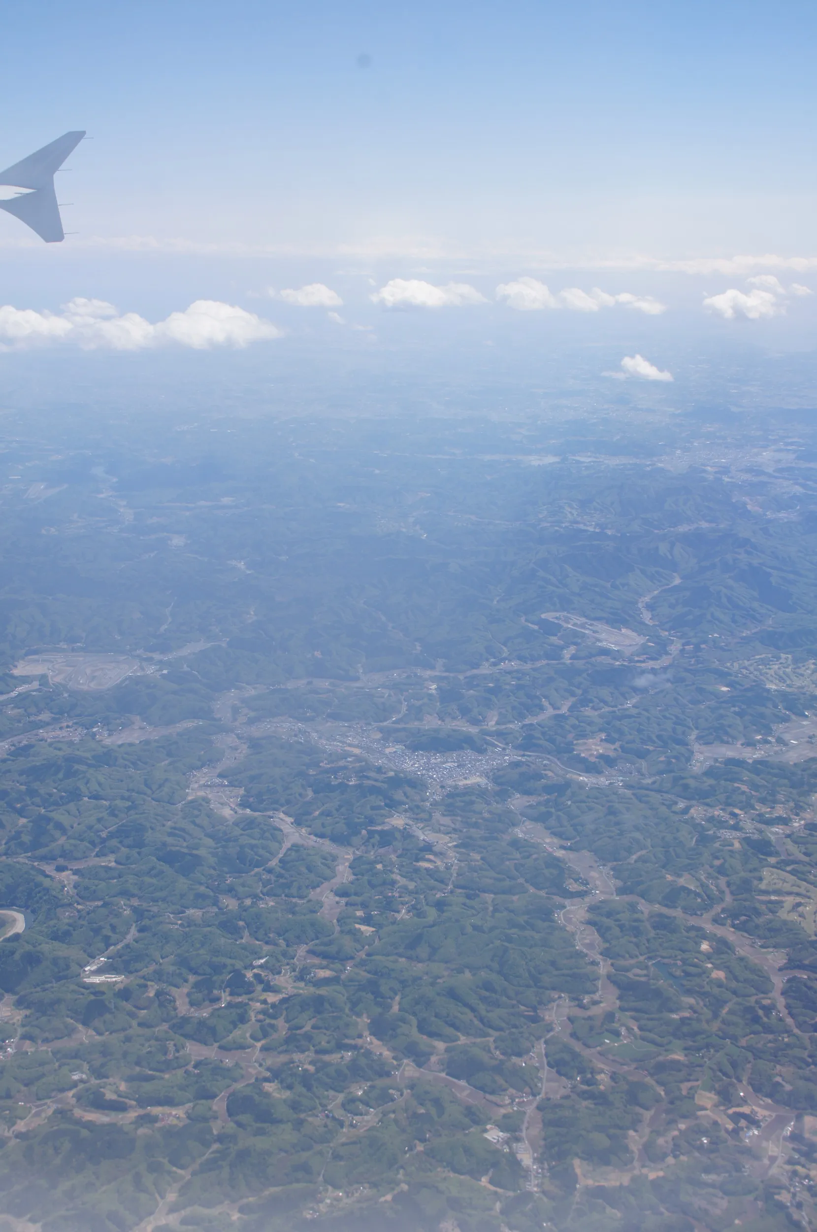 茨城県内上空