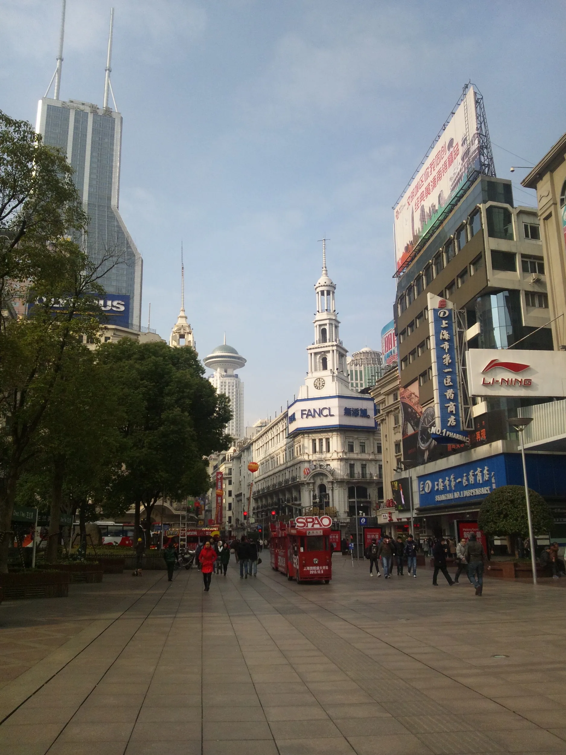 上海の南京東路