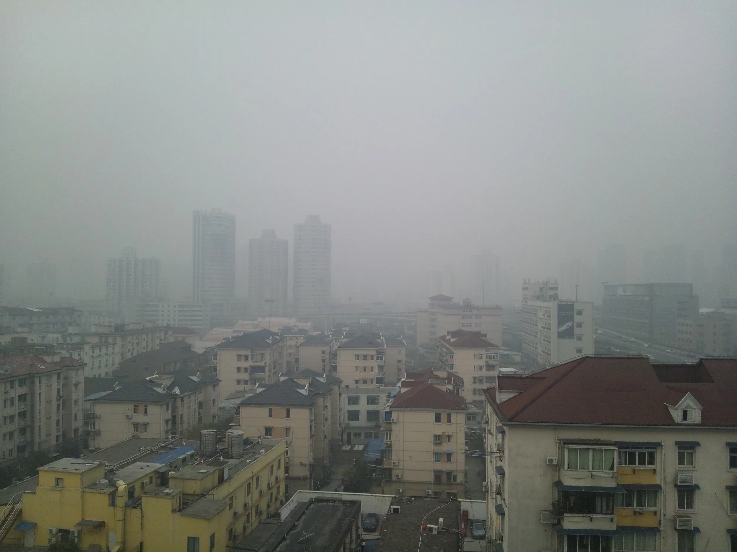 空気汚染の度合いが醜い日