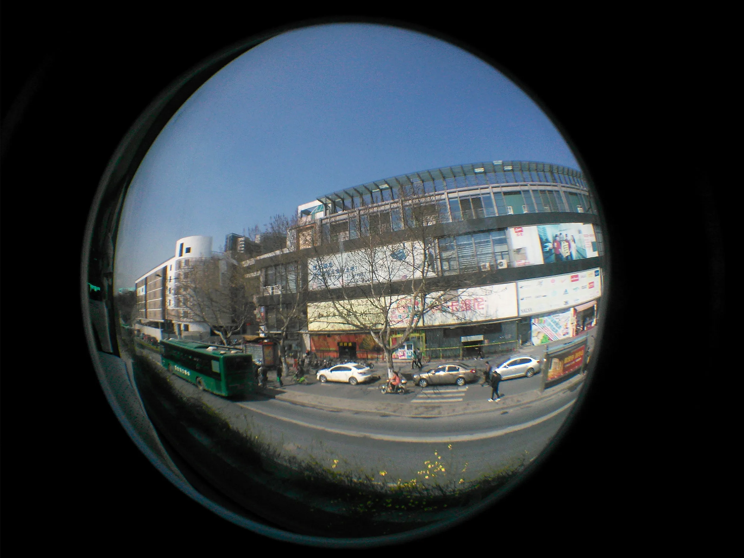 杭州の車窓風景