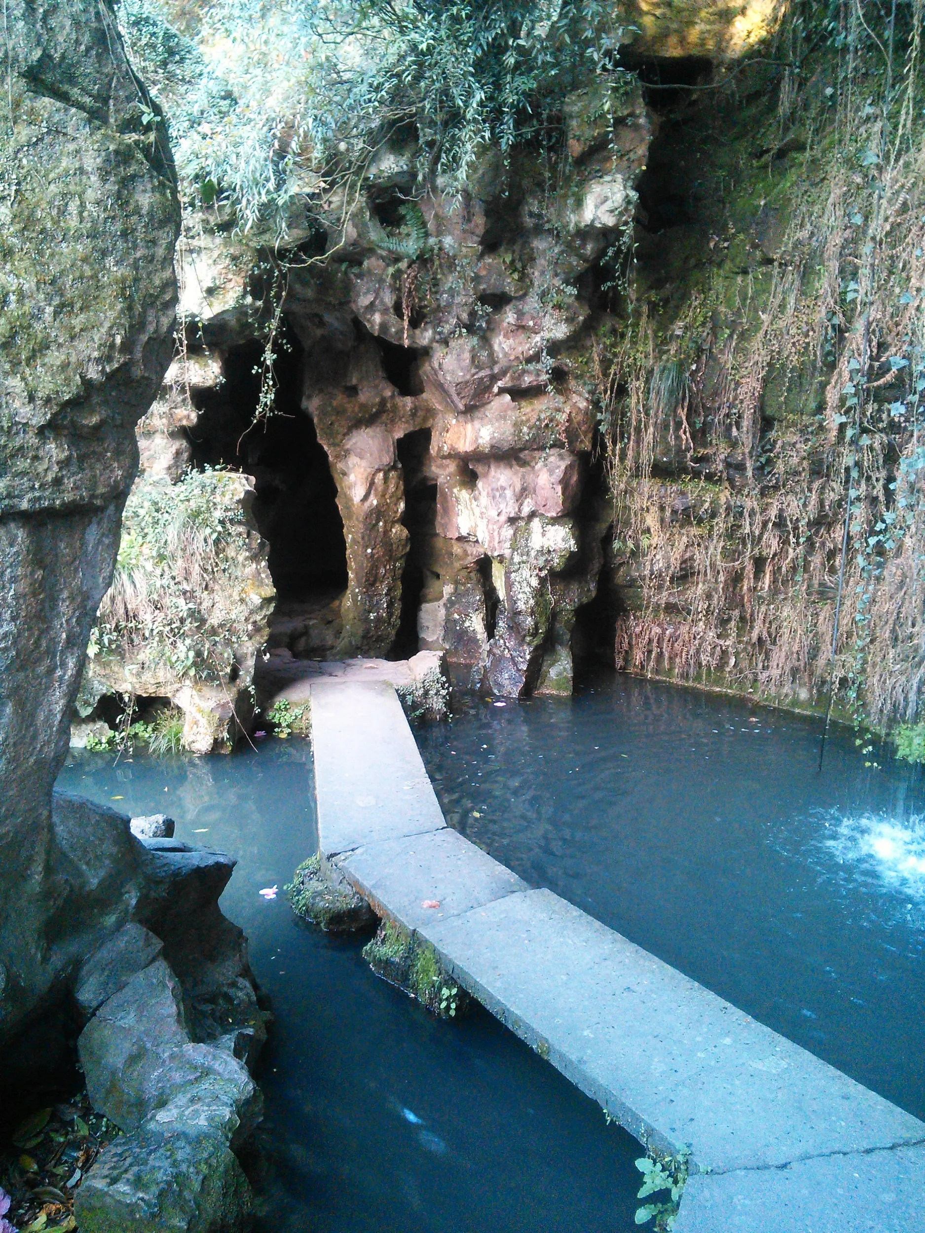 小黄龍の滝壺
