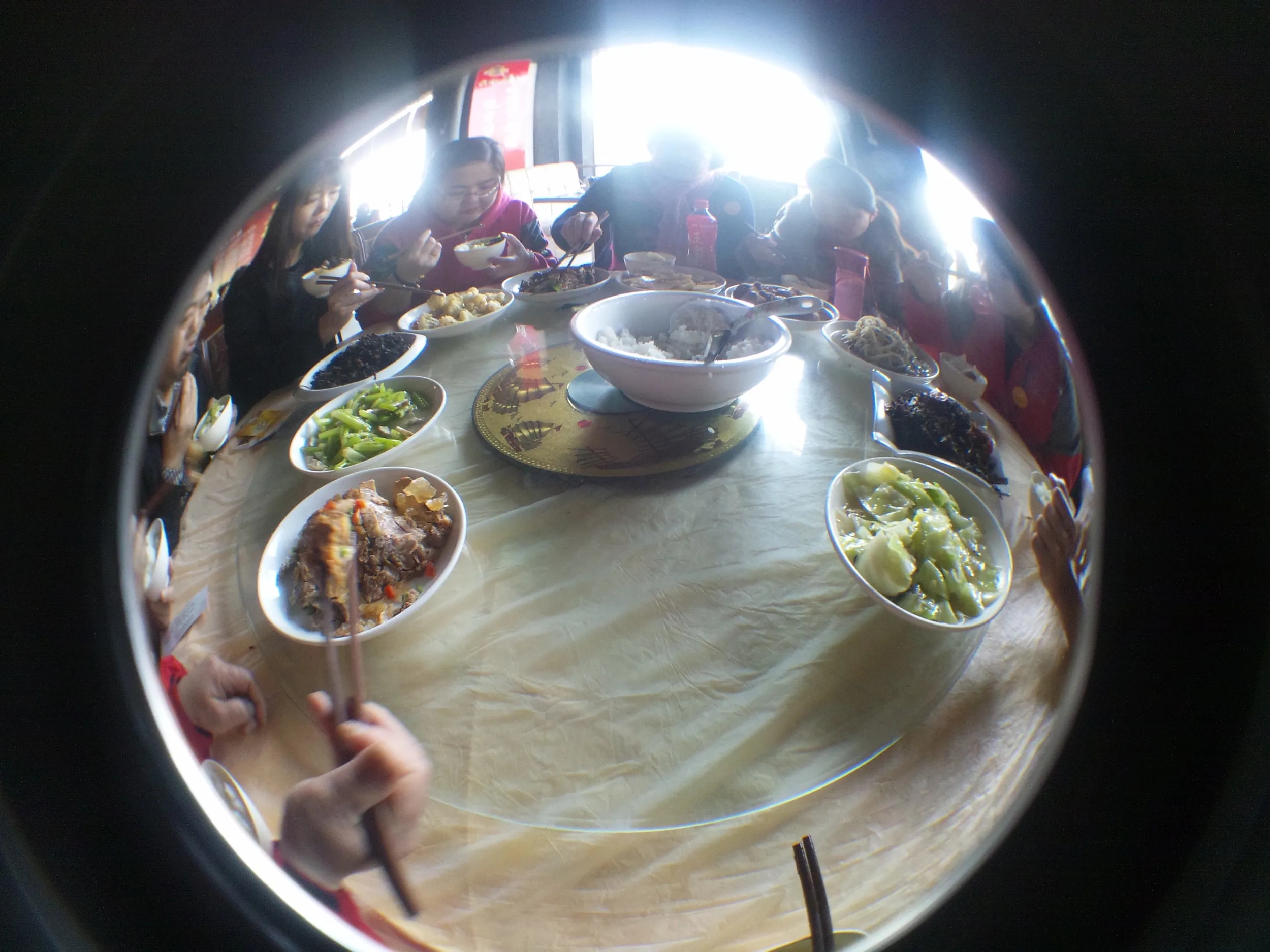 紹興観光 昼食