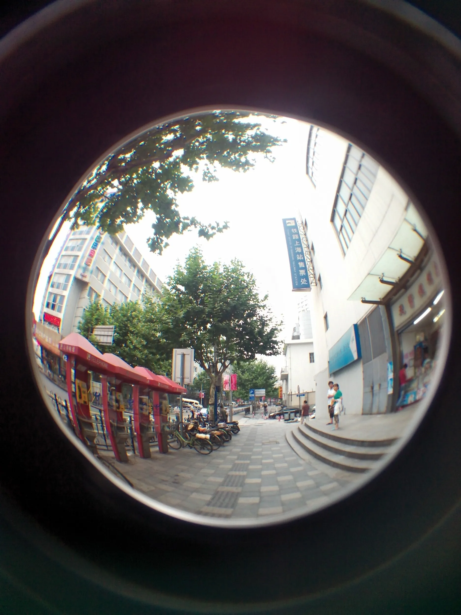 上海駅付近