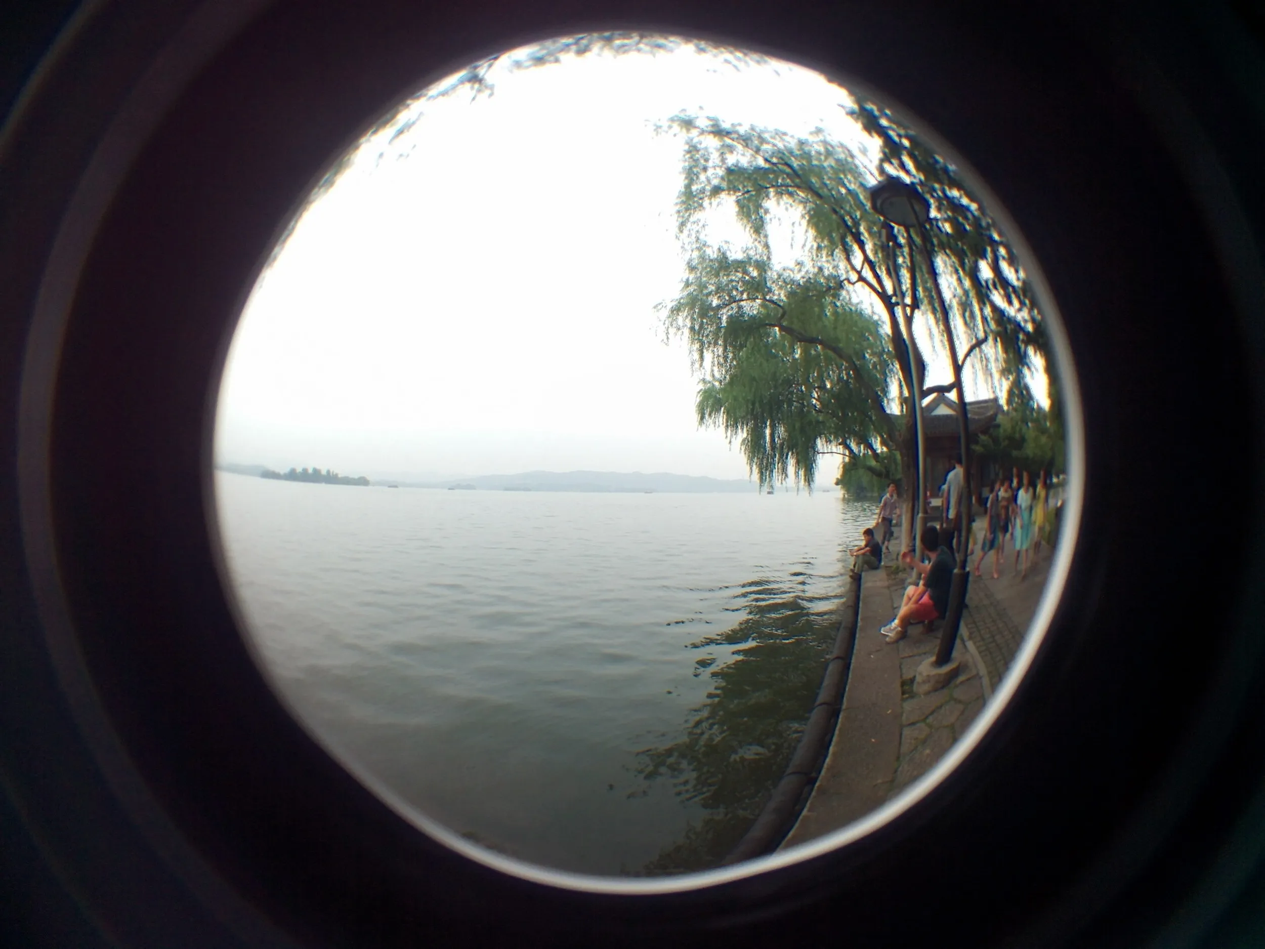 西湖湖畔の風景