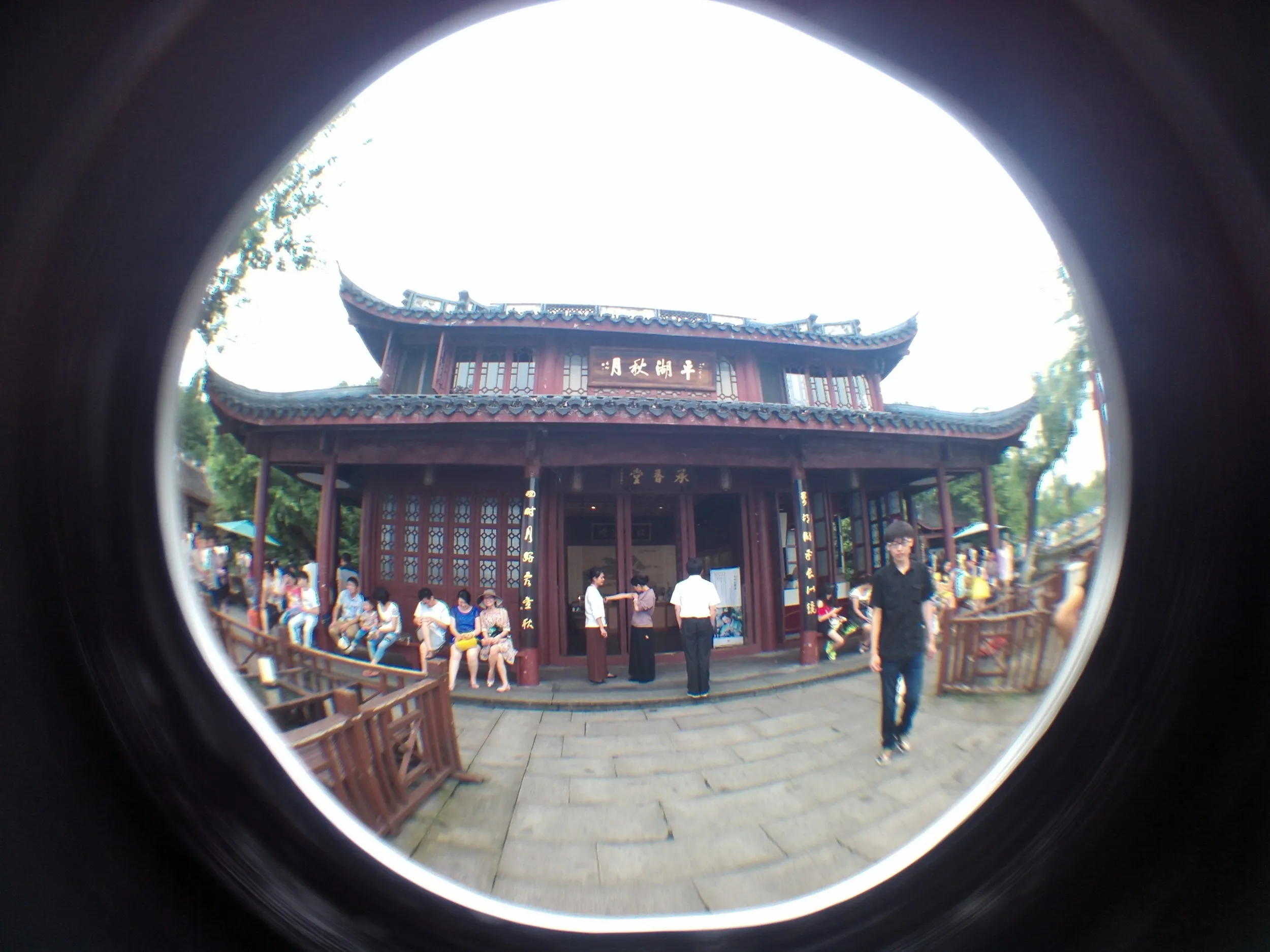 白堤の風景