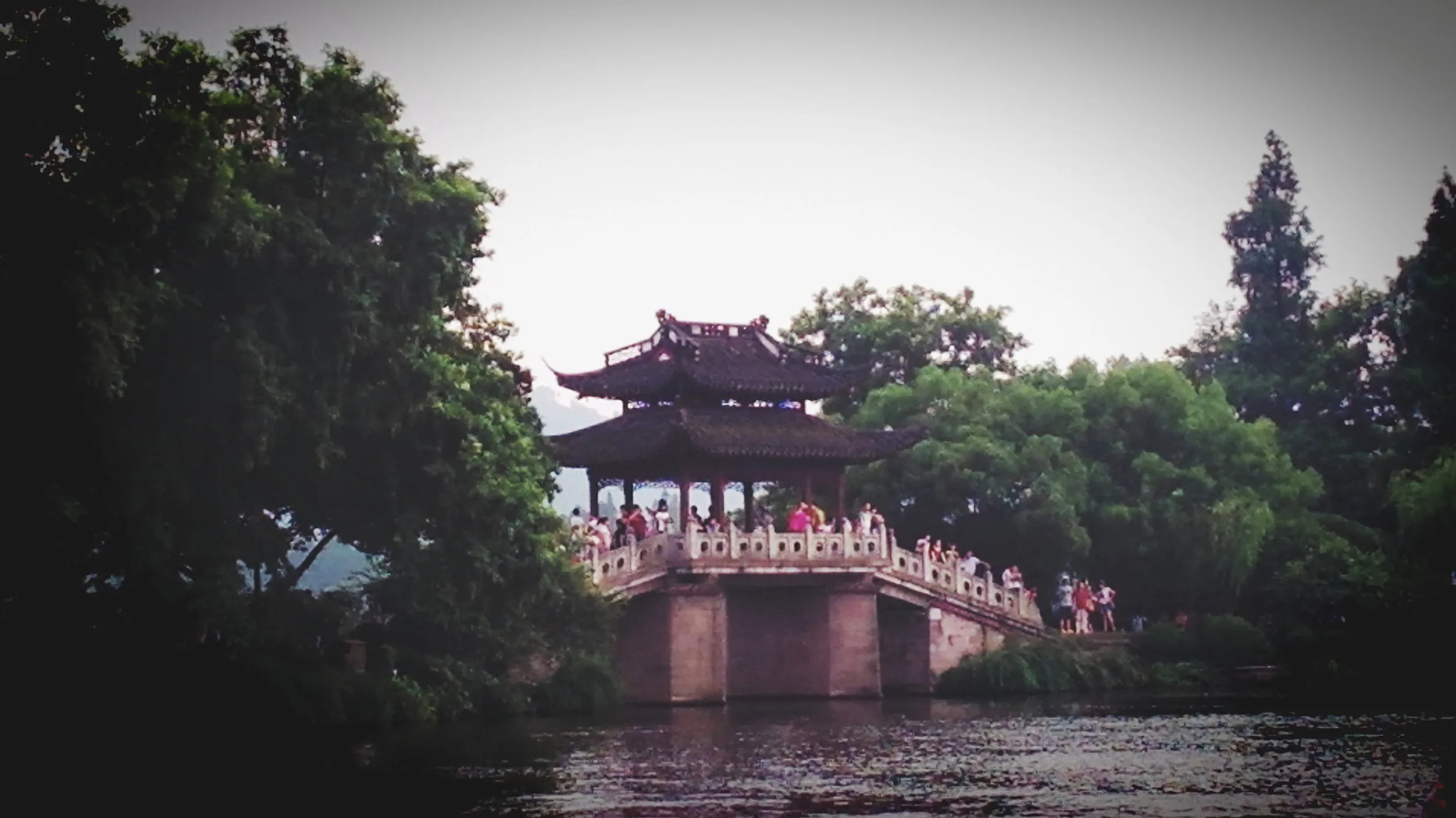 蘇堤、玉帯橋の風景