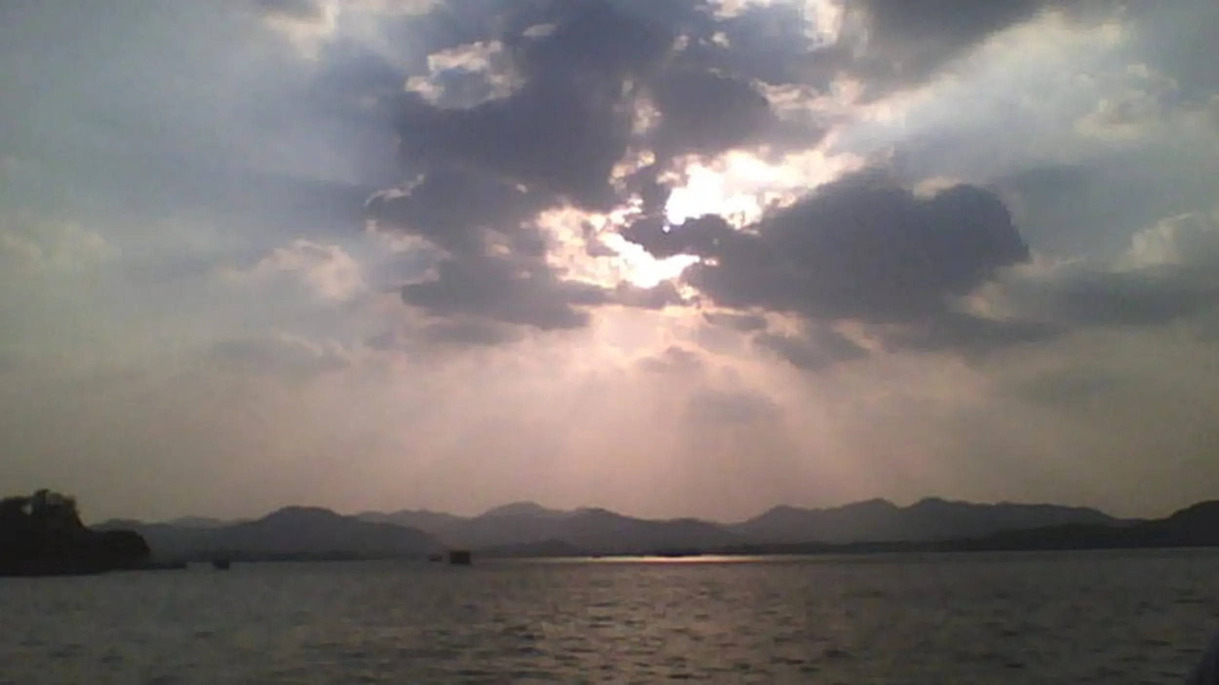 きれいな夕日