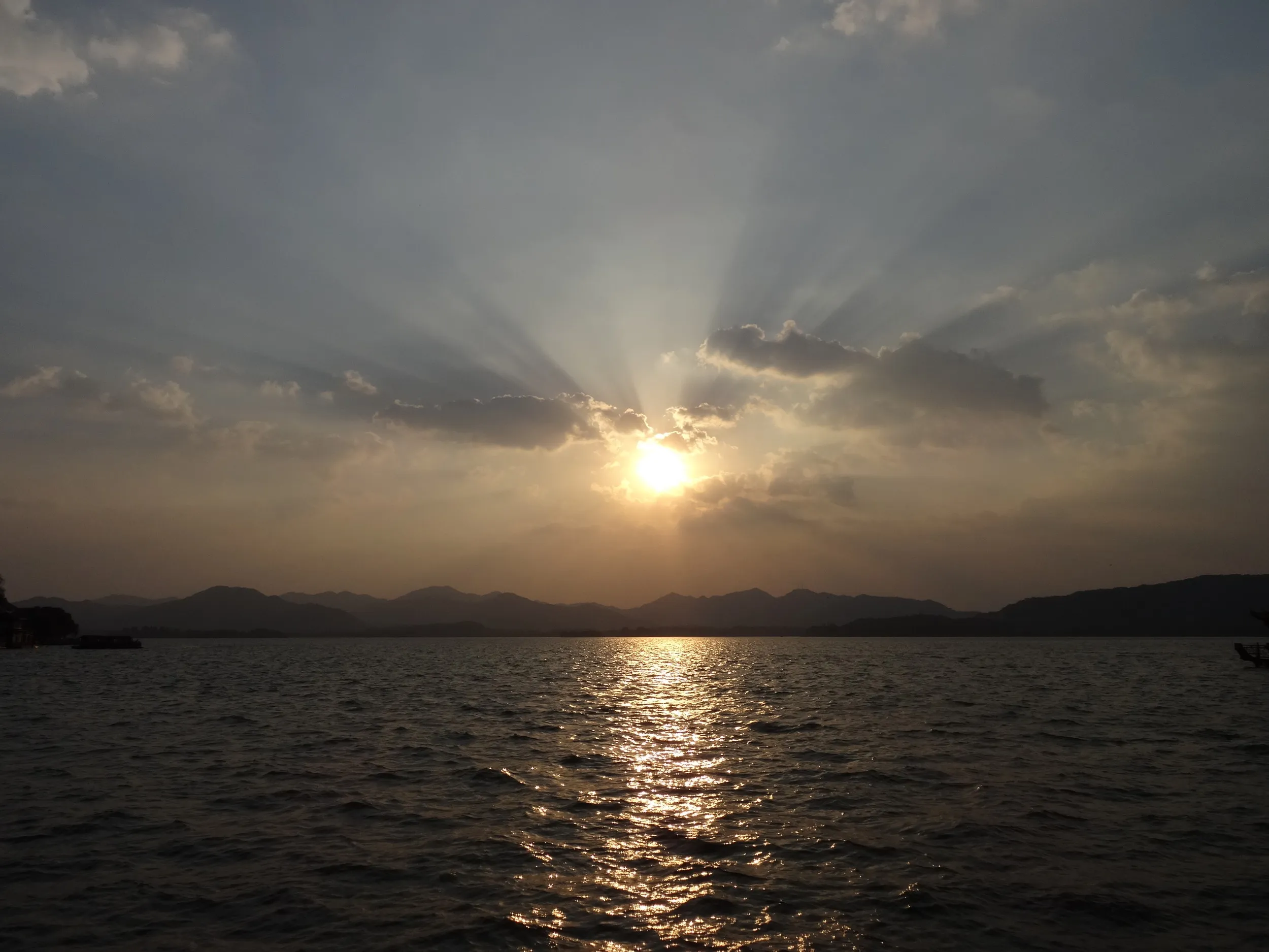 きれいな夕日