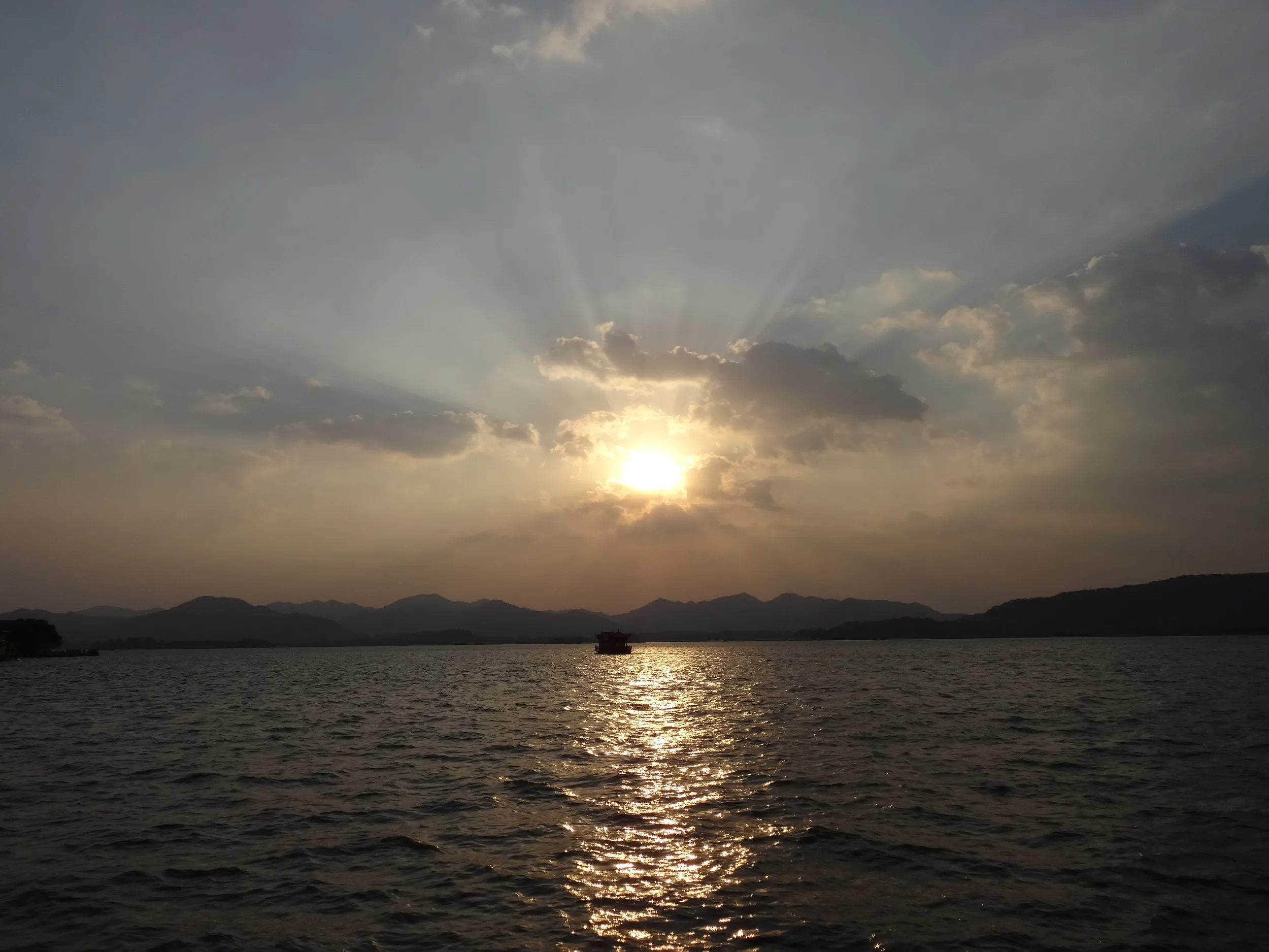 きれいな夕日