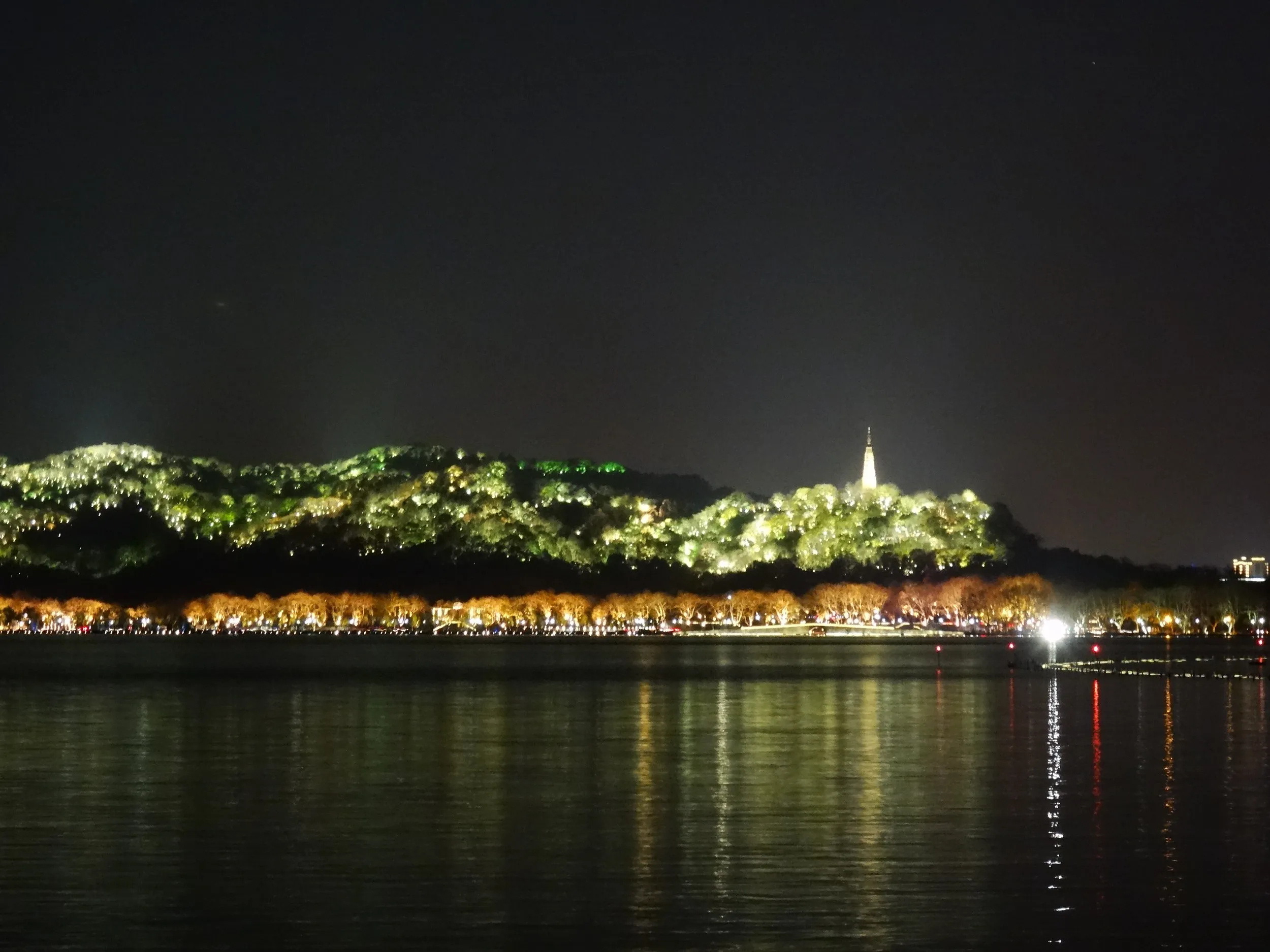 夜の杭州&西湖