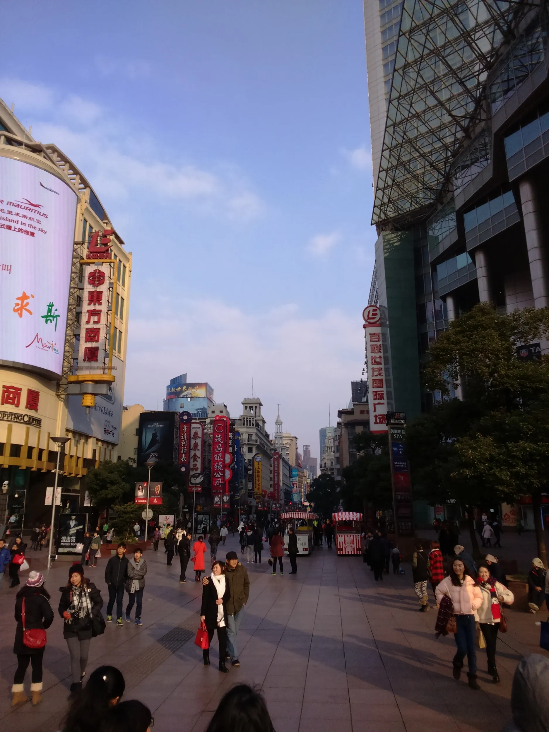 上海の南京東路