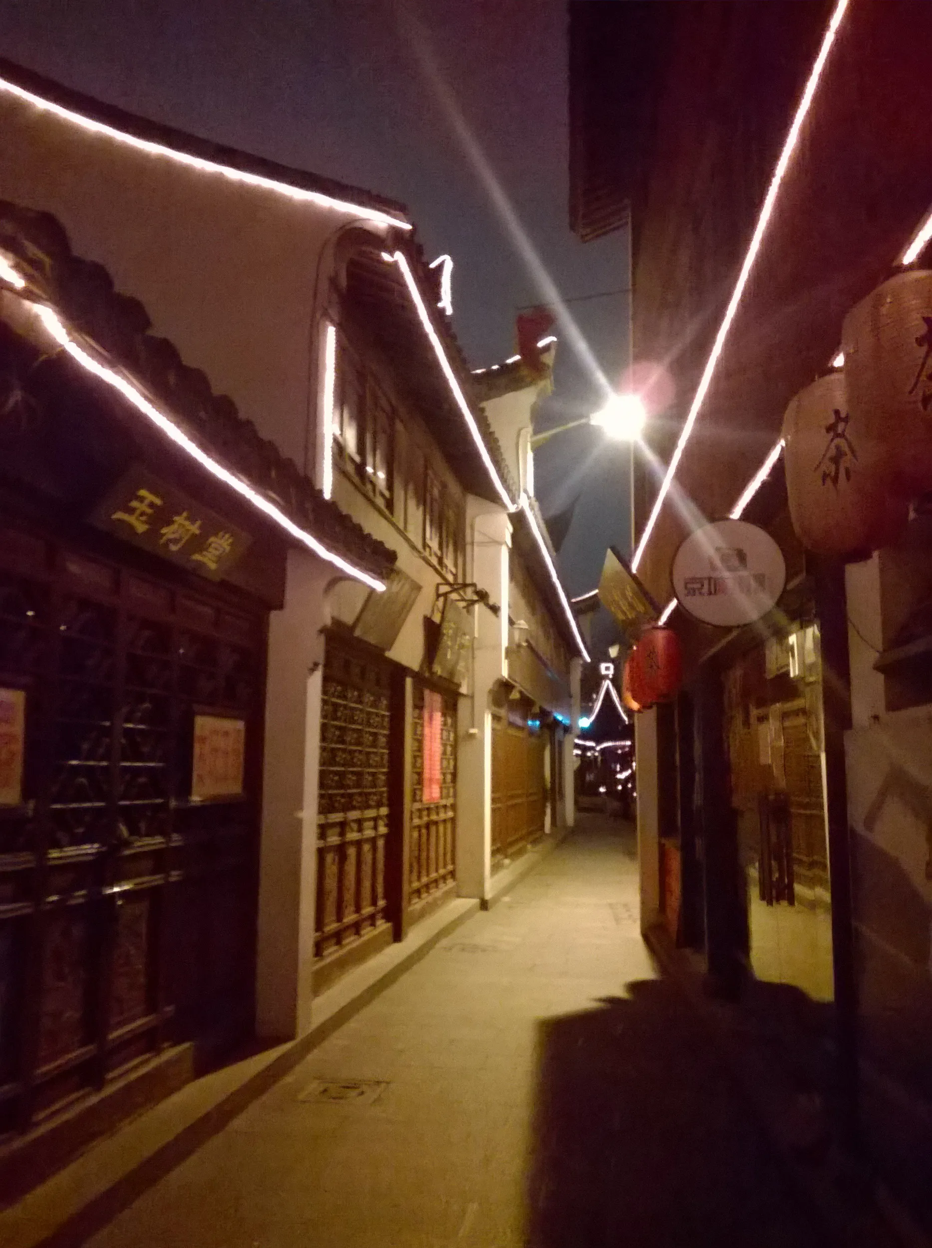 夜の七宝古鎮