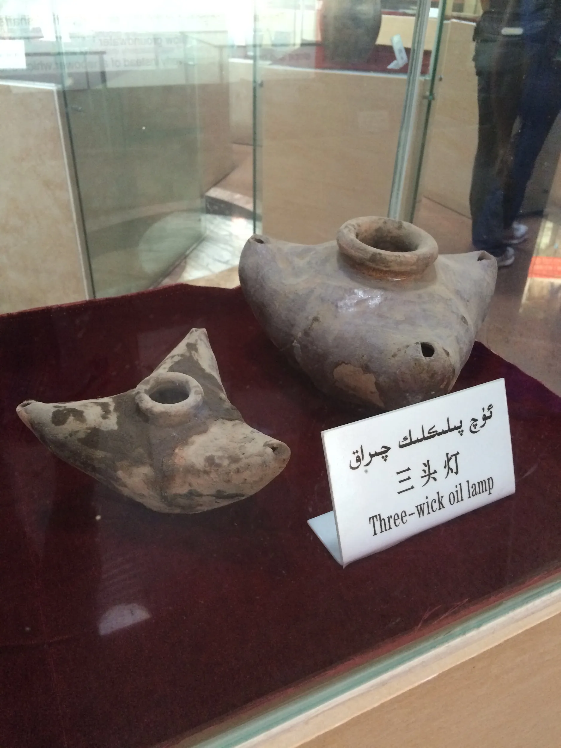 出土品の展示