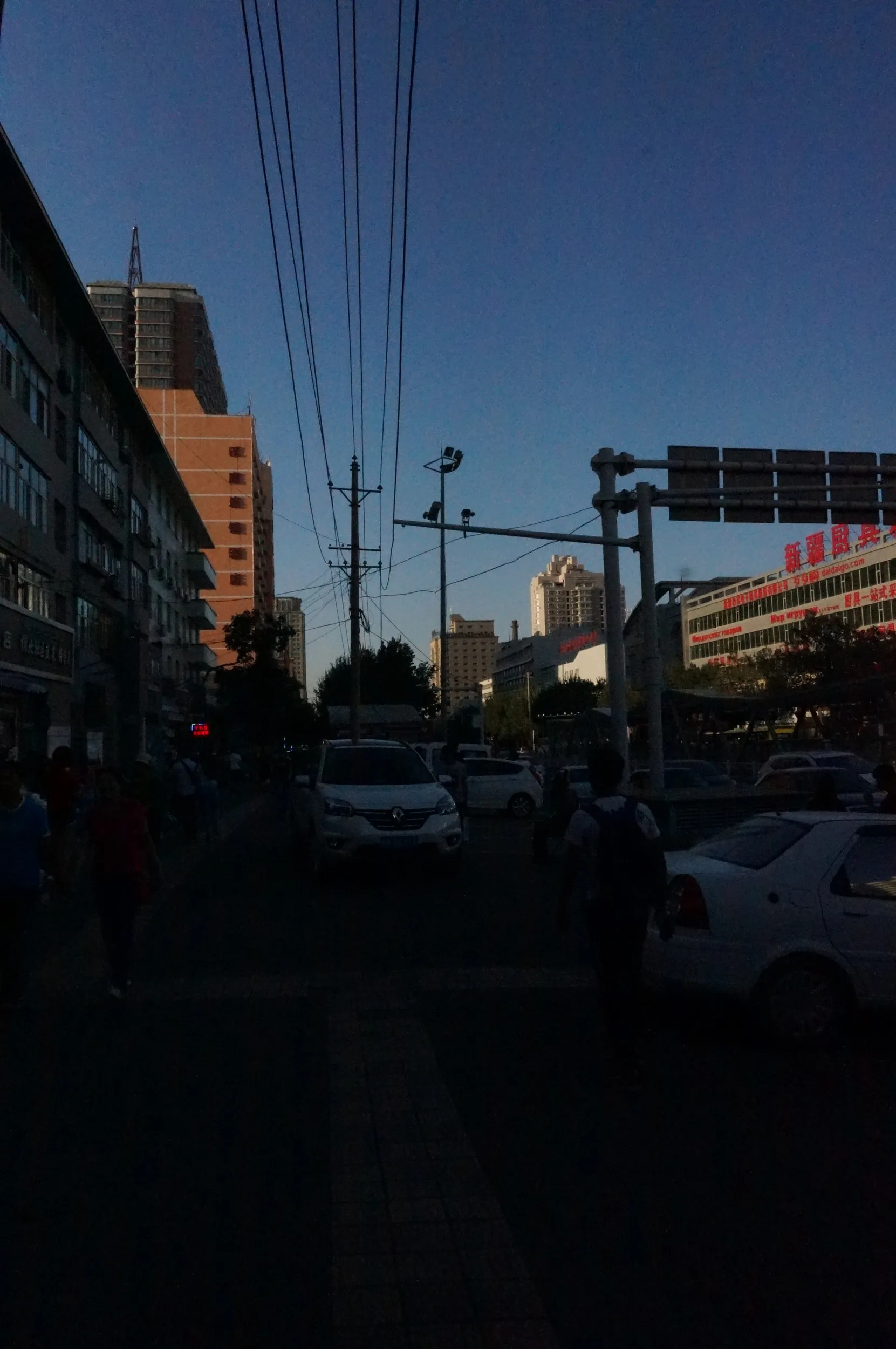 長江路を散歩