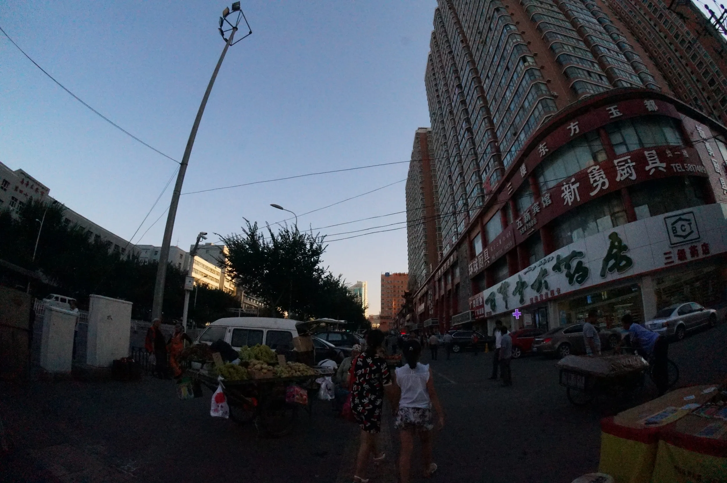 長江路を散歩