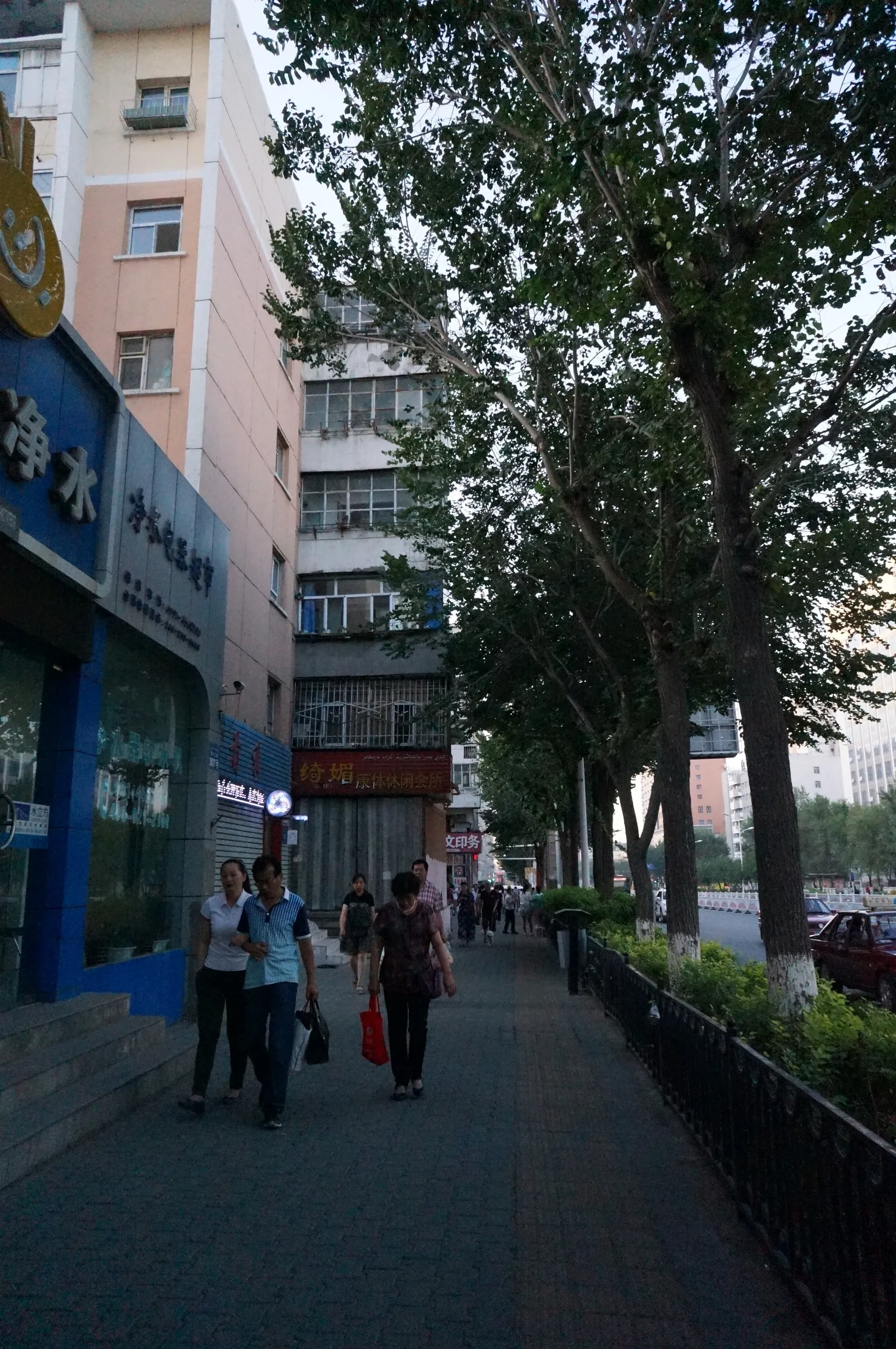 長江路を散歩