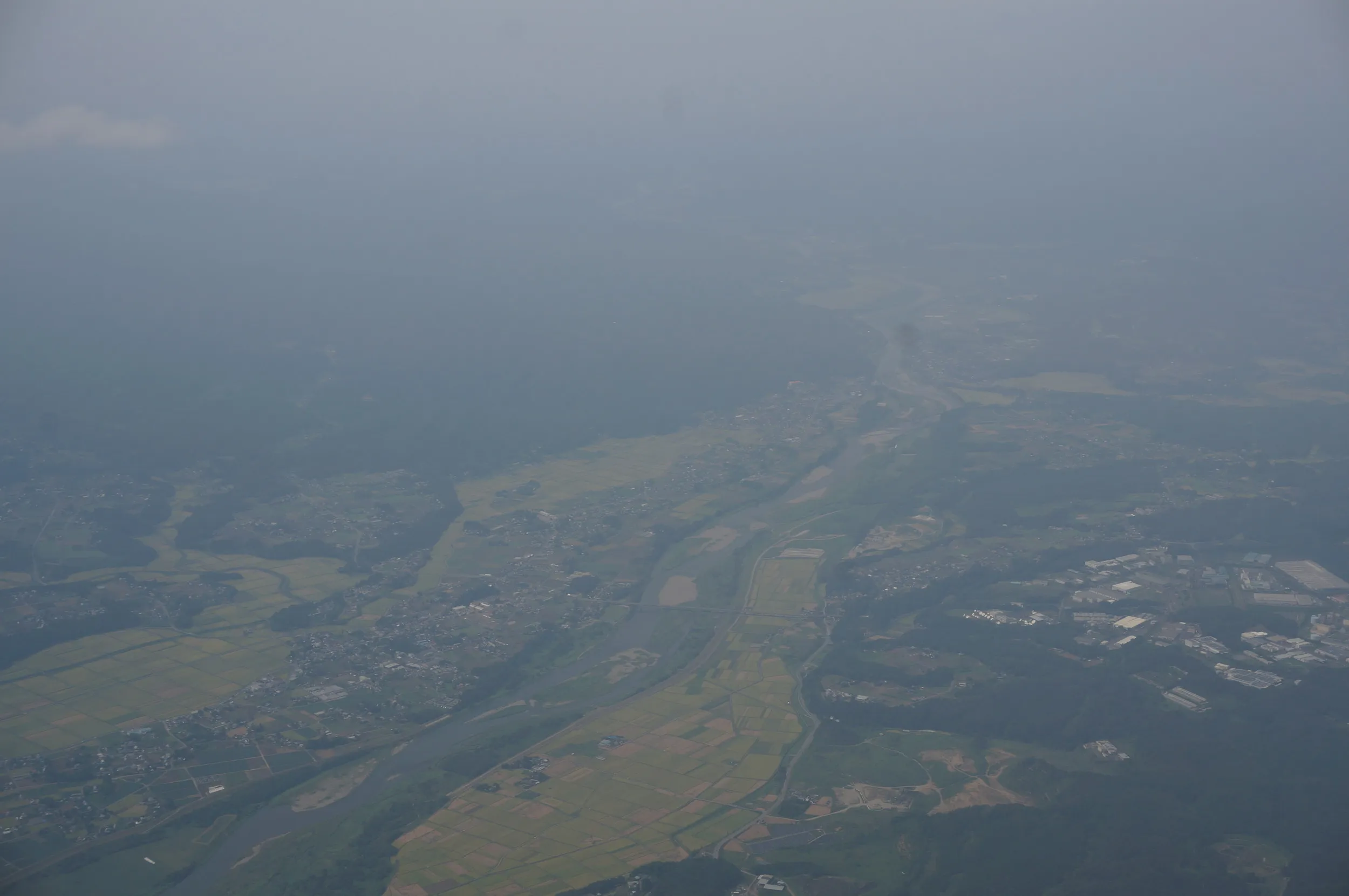 日本の上空