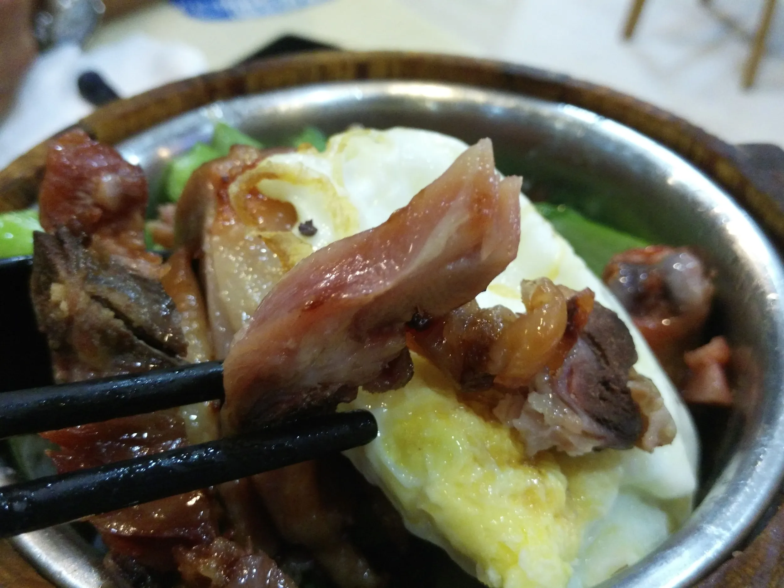 鶏肉の木桶飯