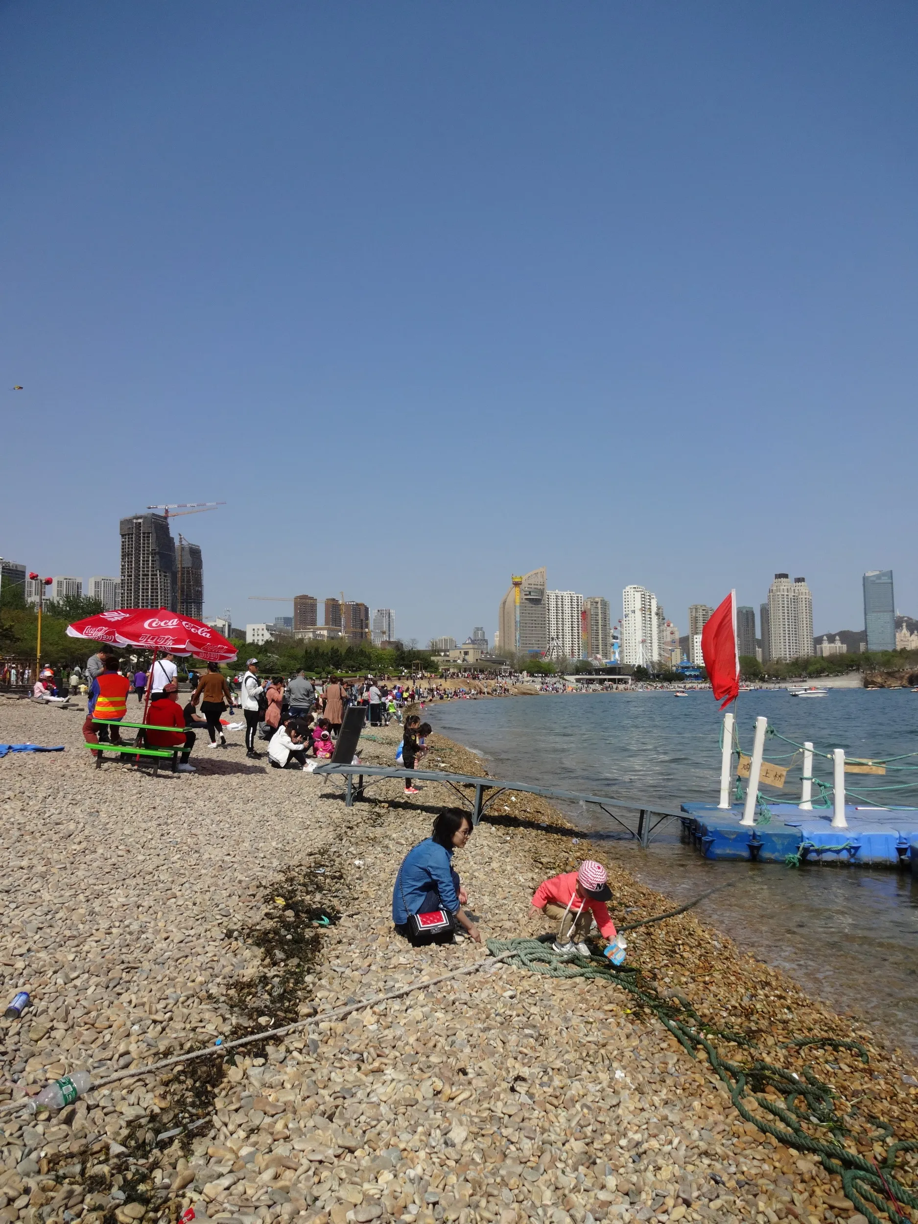 星海公園の海岸