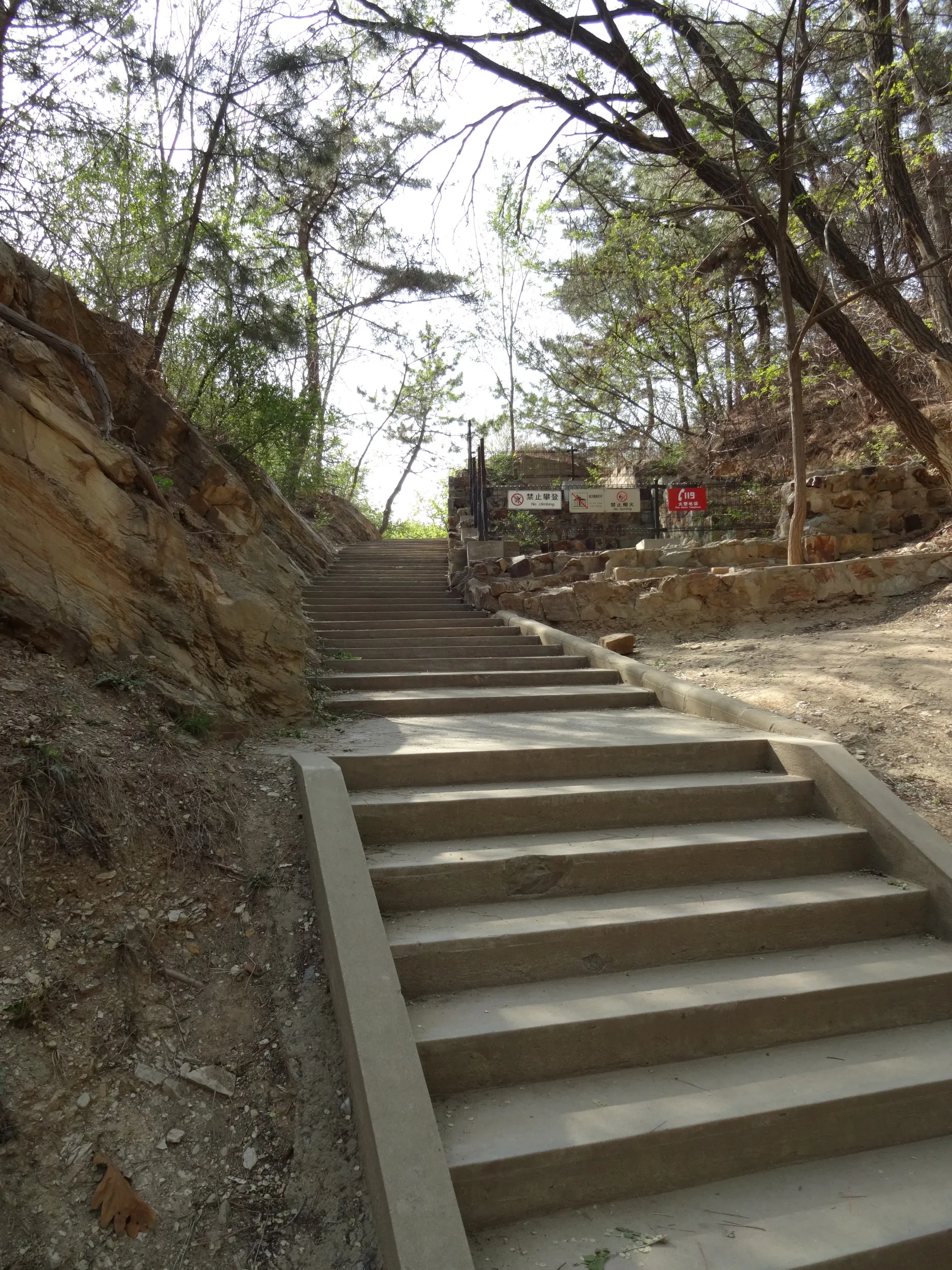 堡塁の通路