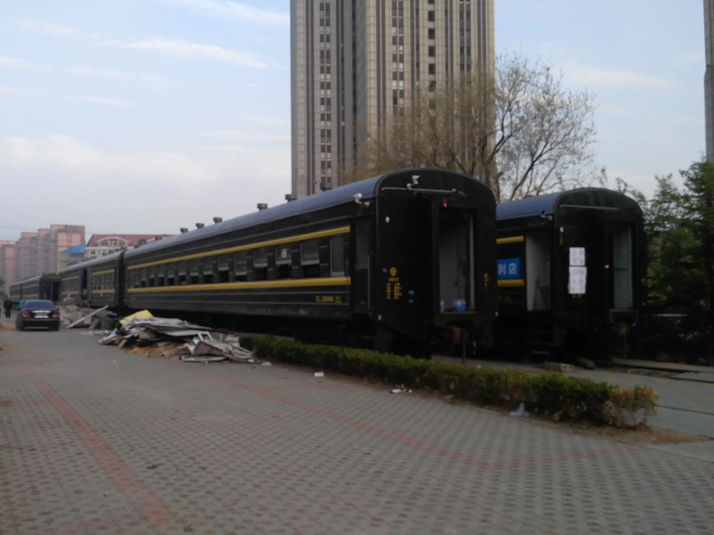 片付いた列車