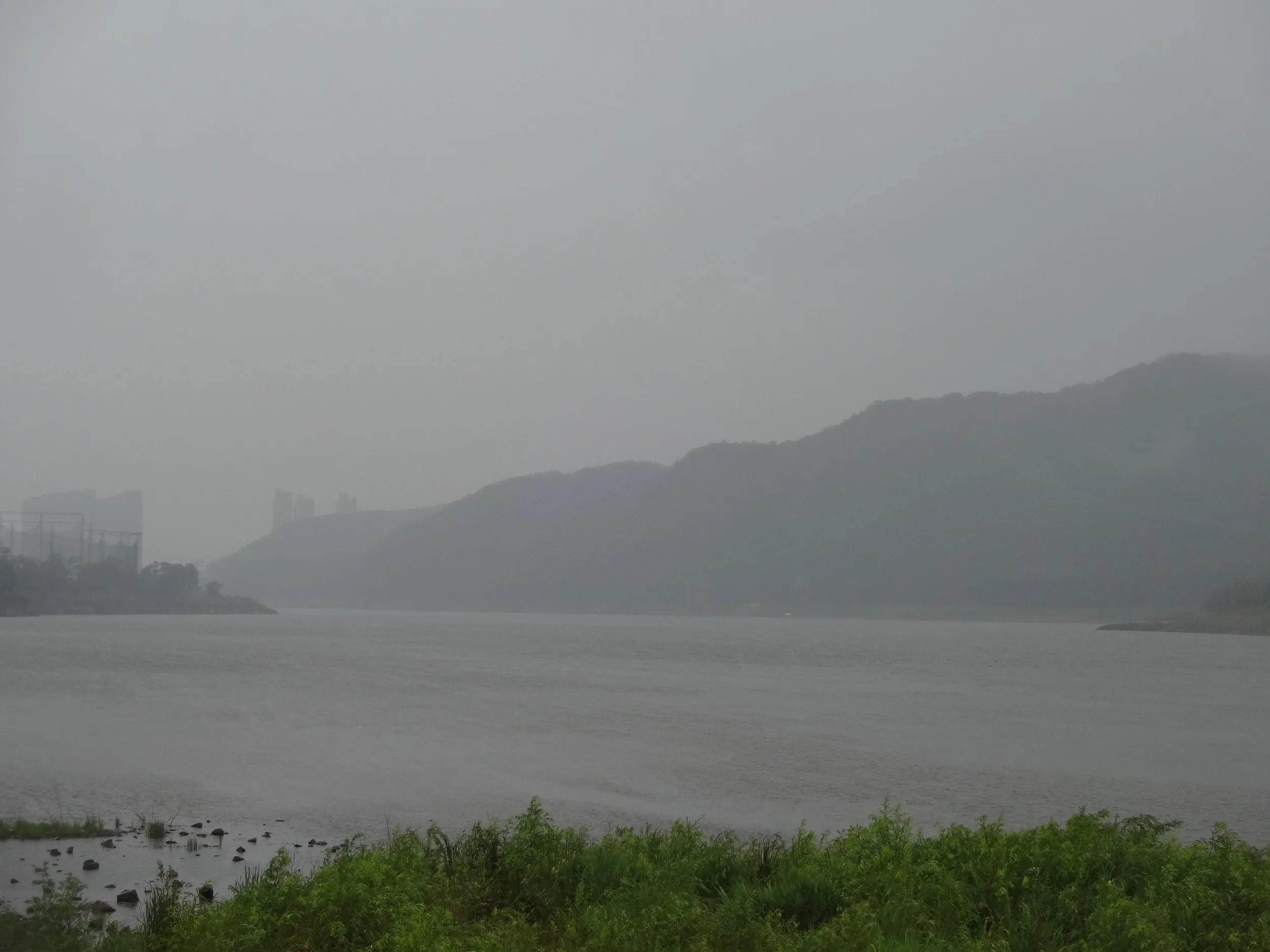 西山水庫周辺の風景
