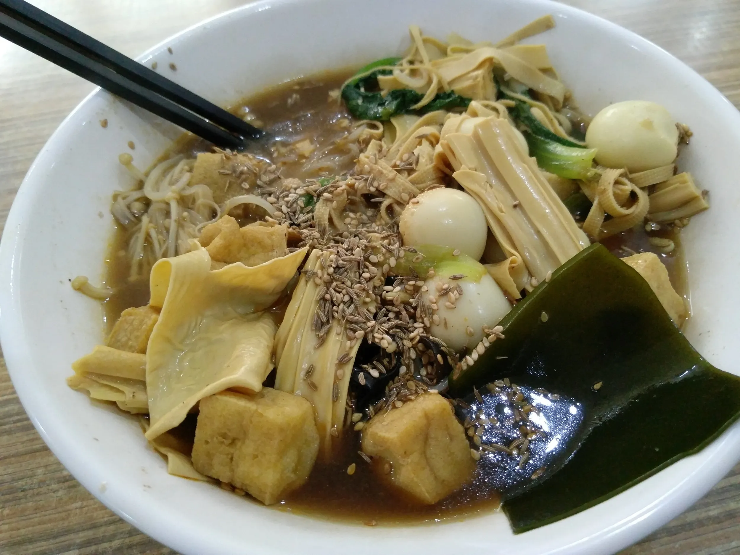夕飯の麻辣湯