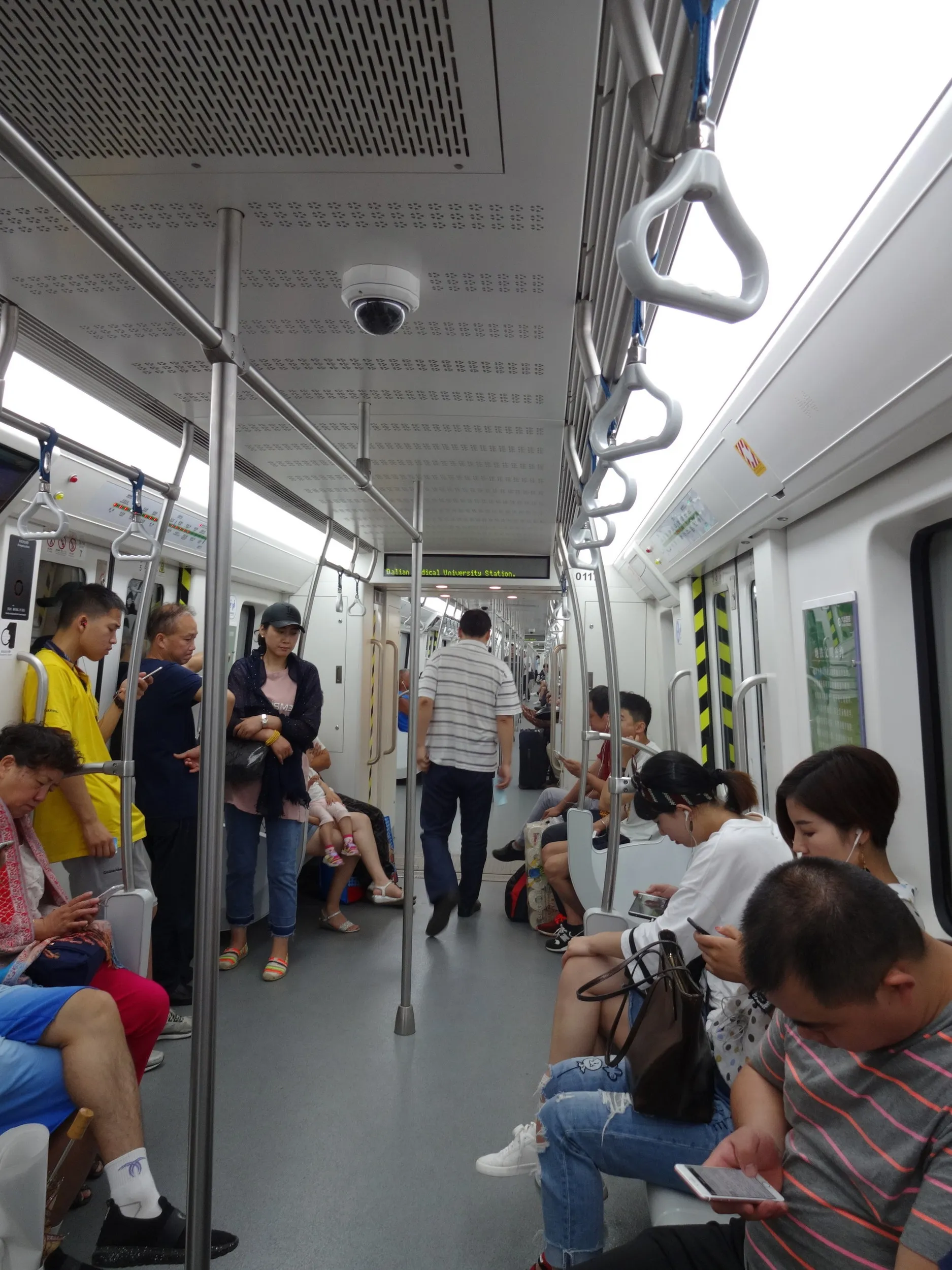 地下鉄の車内
