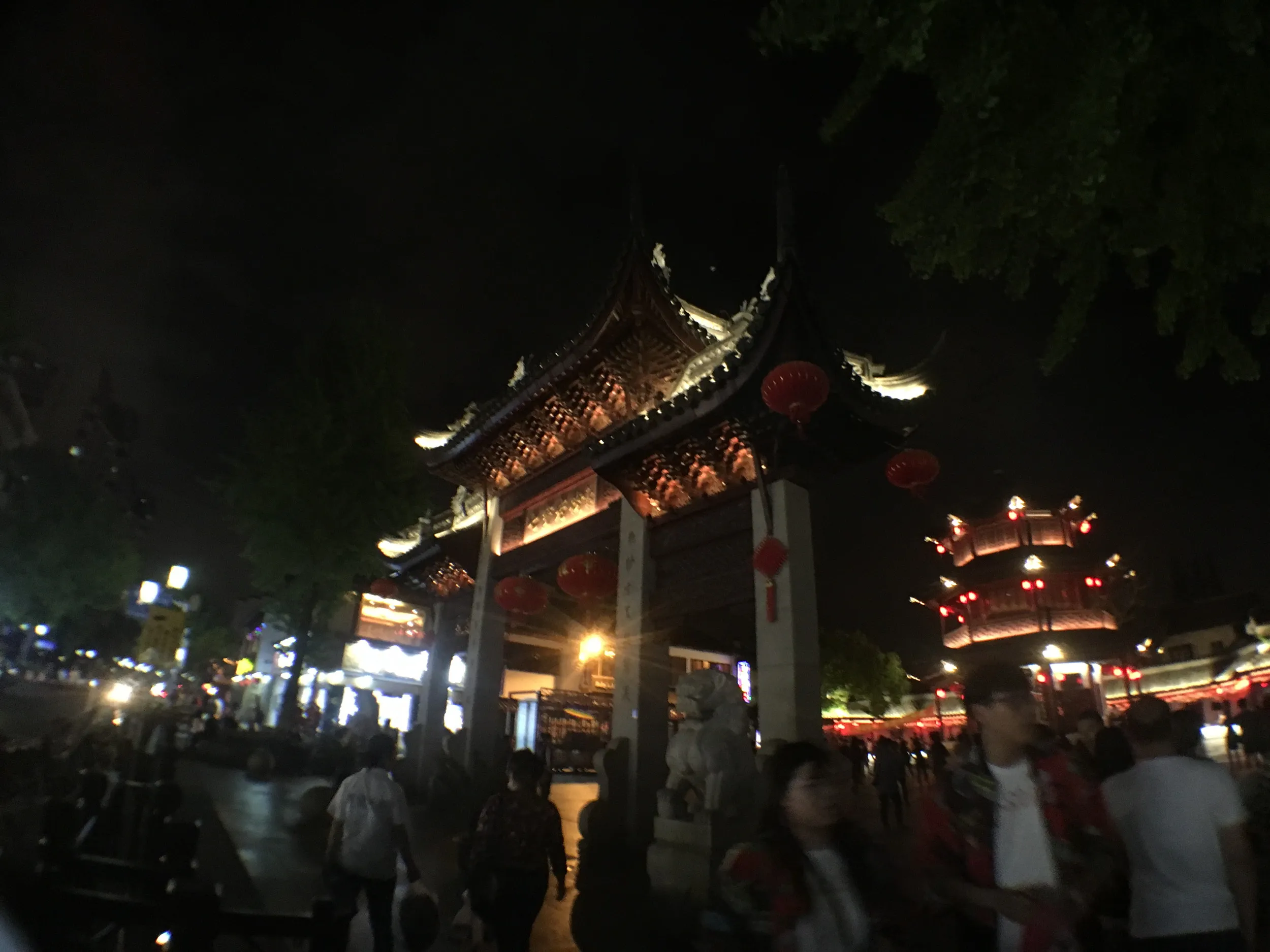 七宝老街の中心部