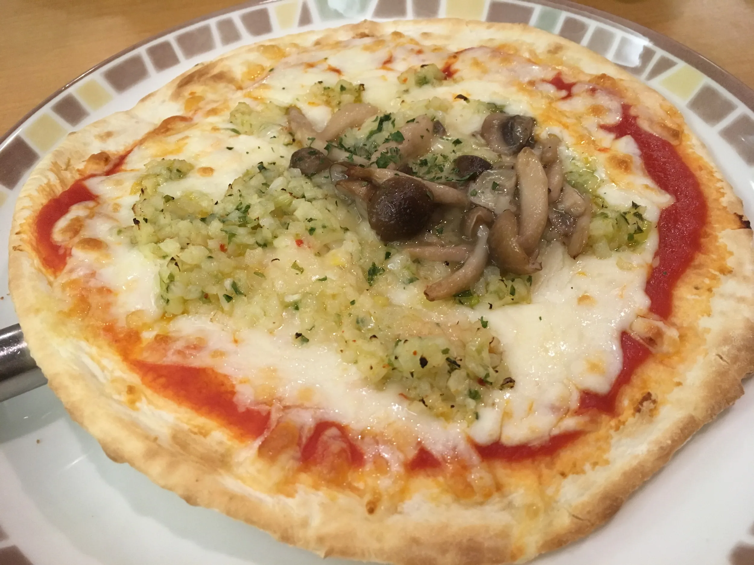 サイゼリヤのピザ