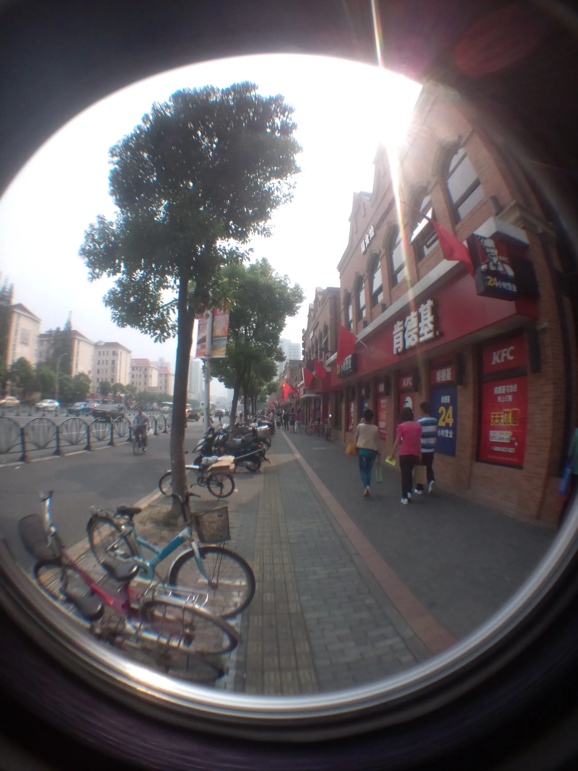 上南路の風景