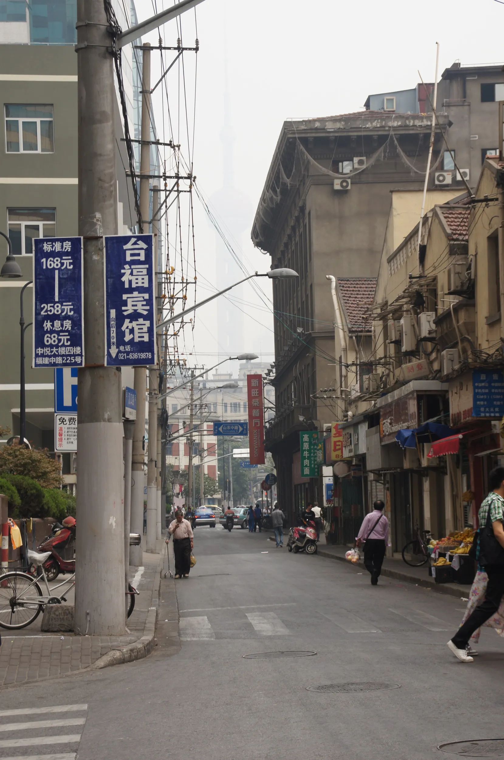 南京歩行街周辺の風景