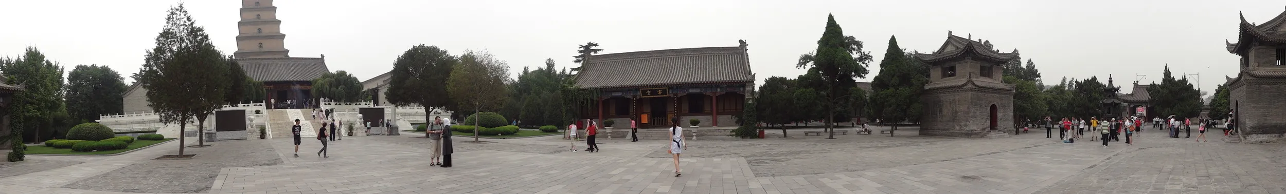 大慈恩寺前のパノラマ写真