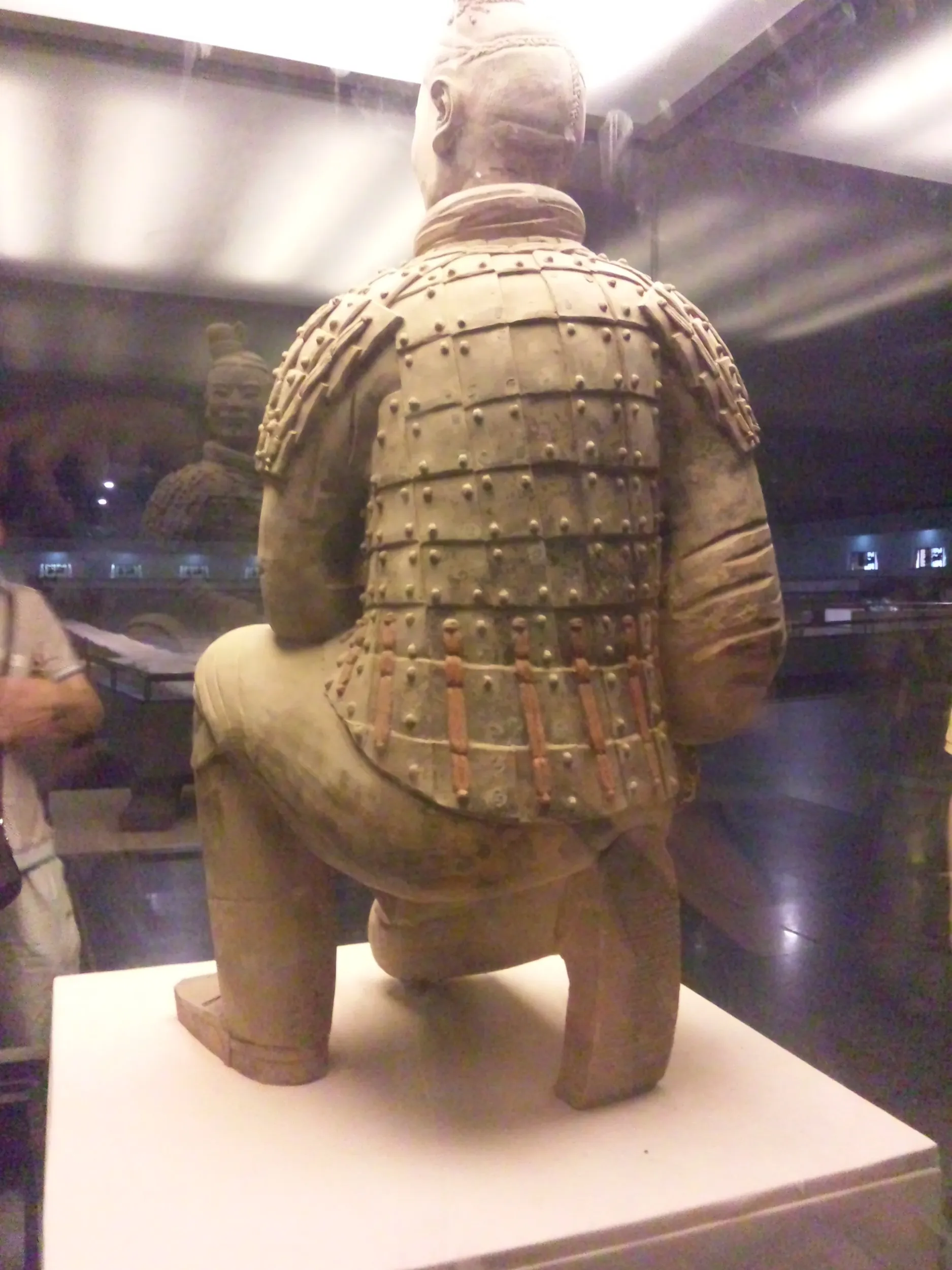 兵馬俑の展示