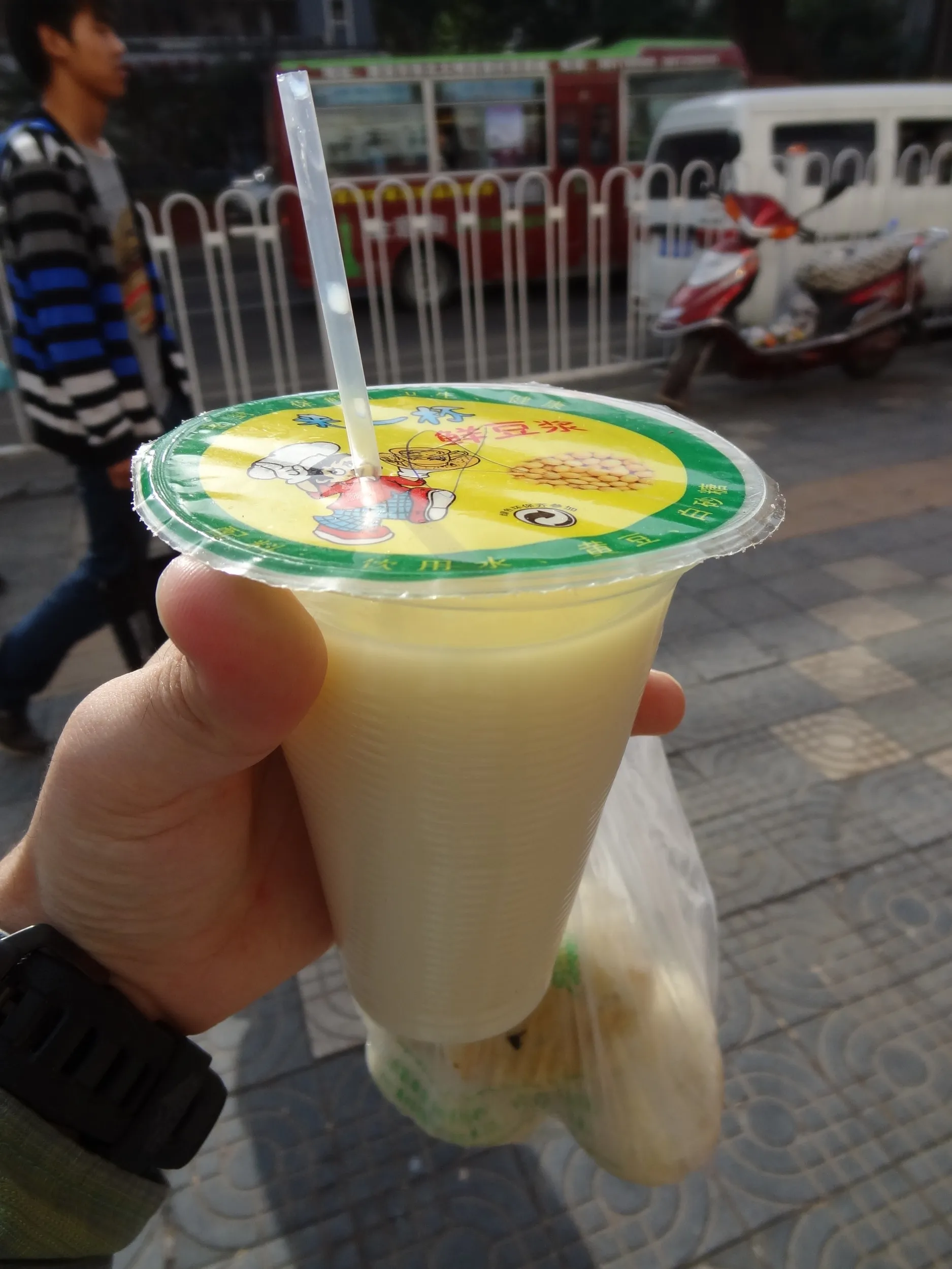 手作りの豆乳