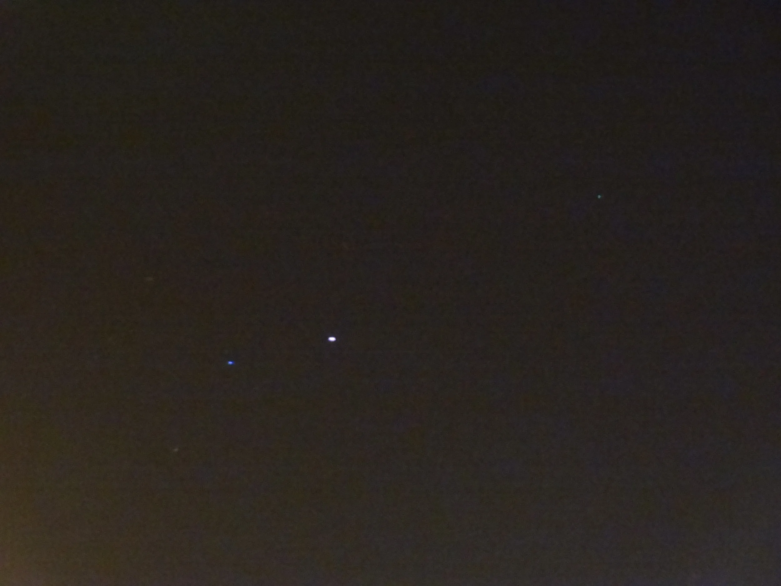 UFOらしき光