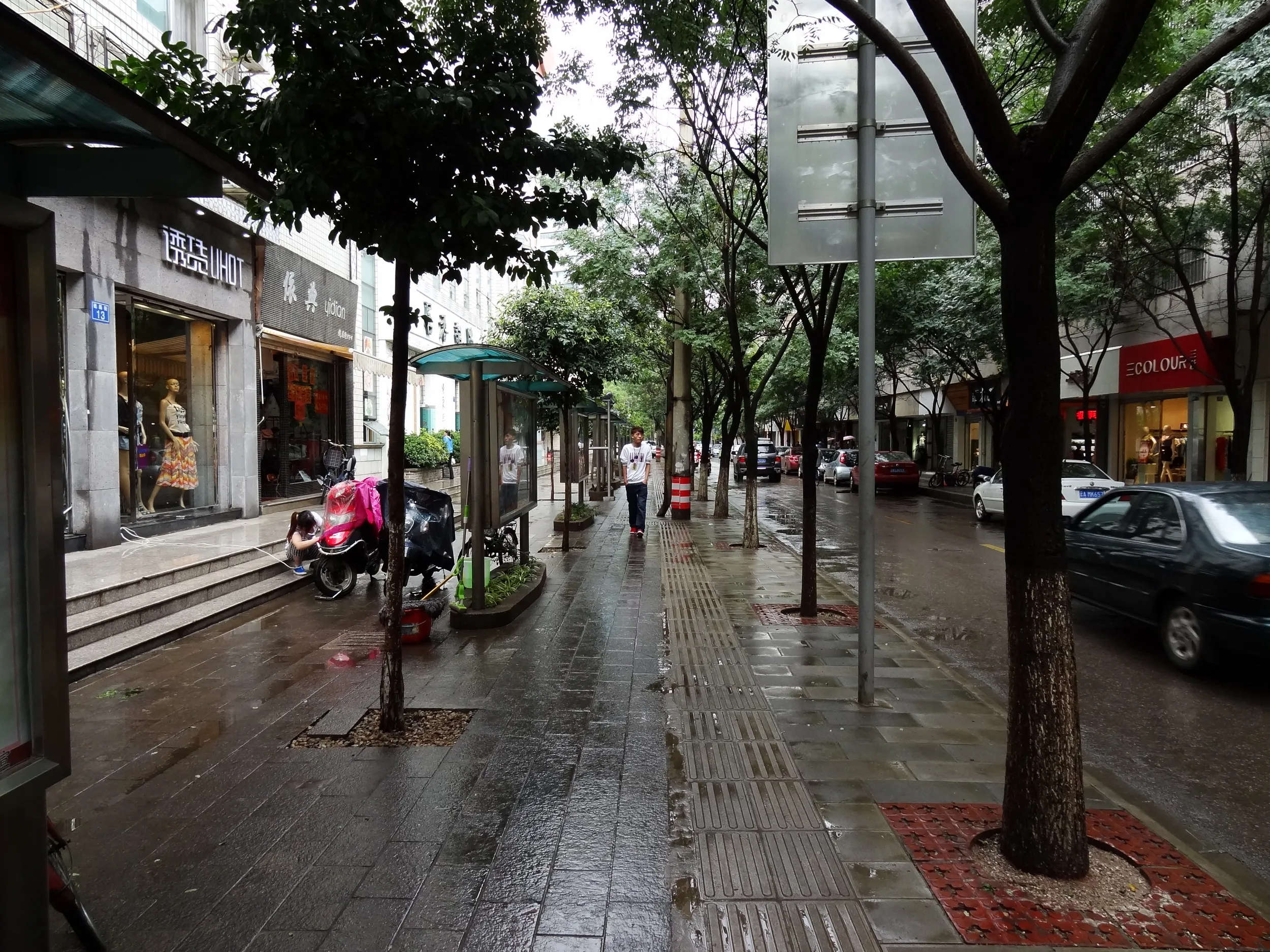 銭局街の風景