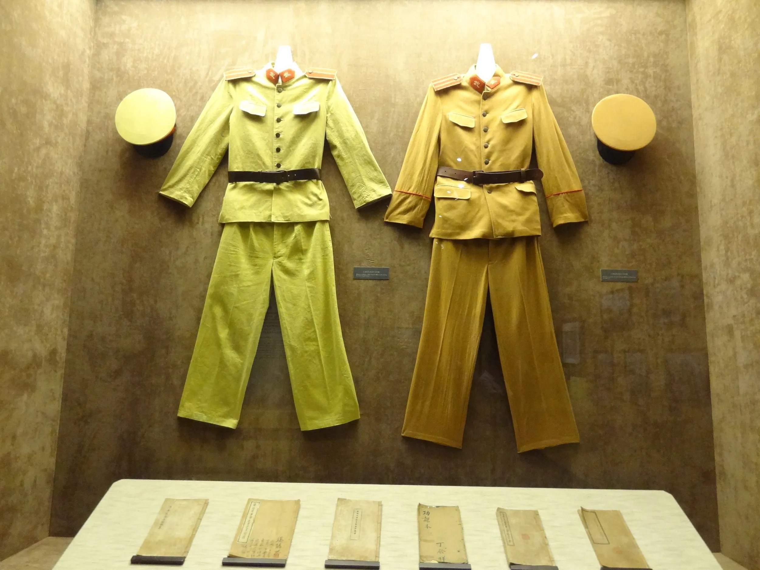 軍服の展示品